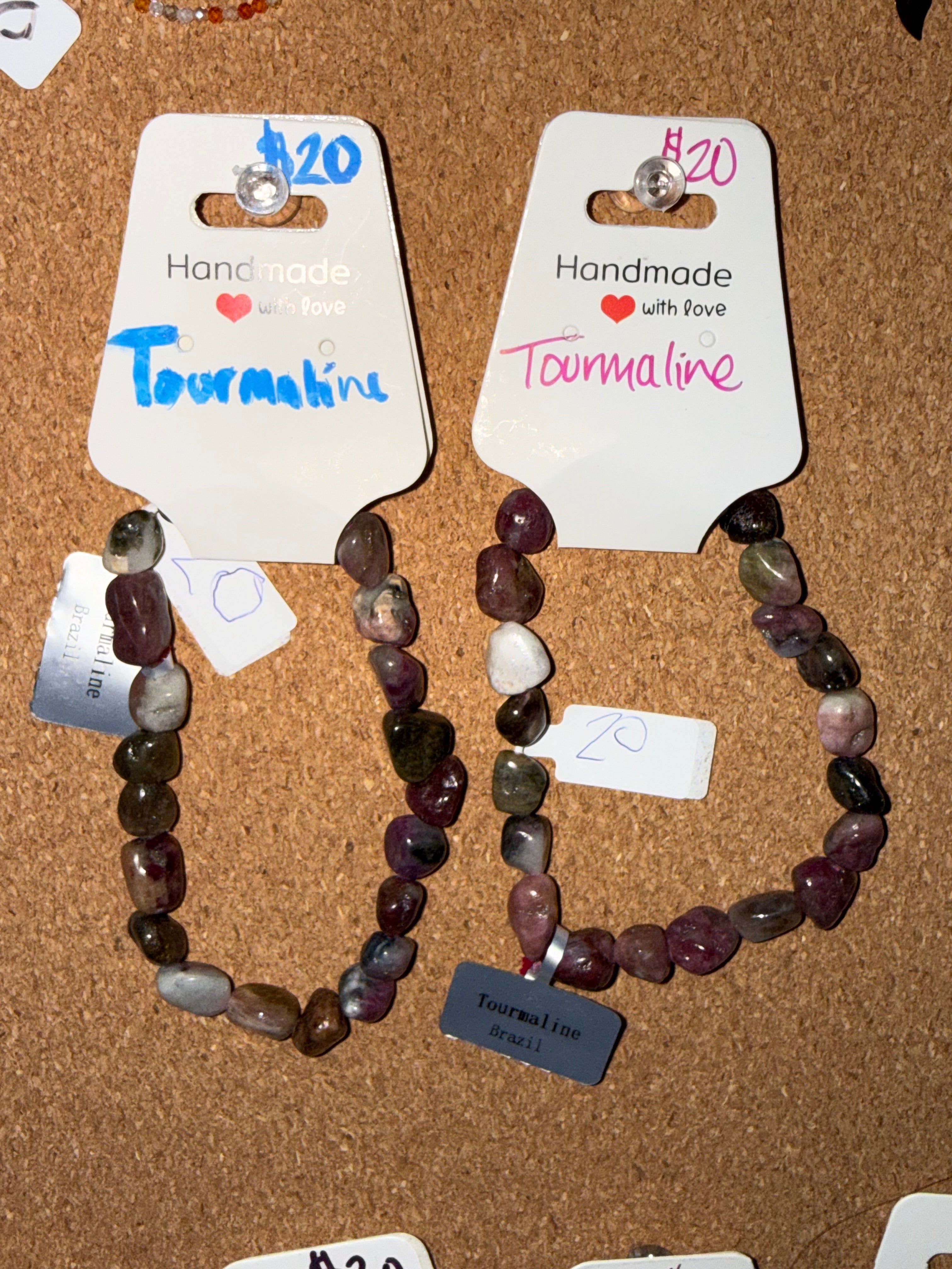Watermelon Tourmaline bracelet