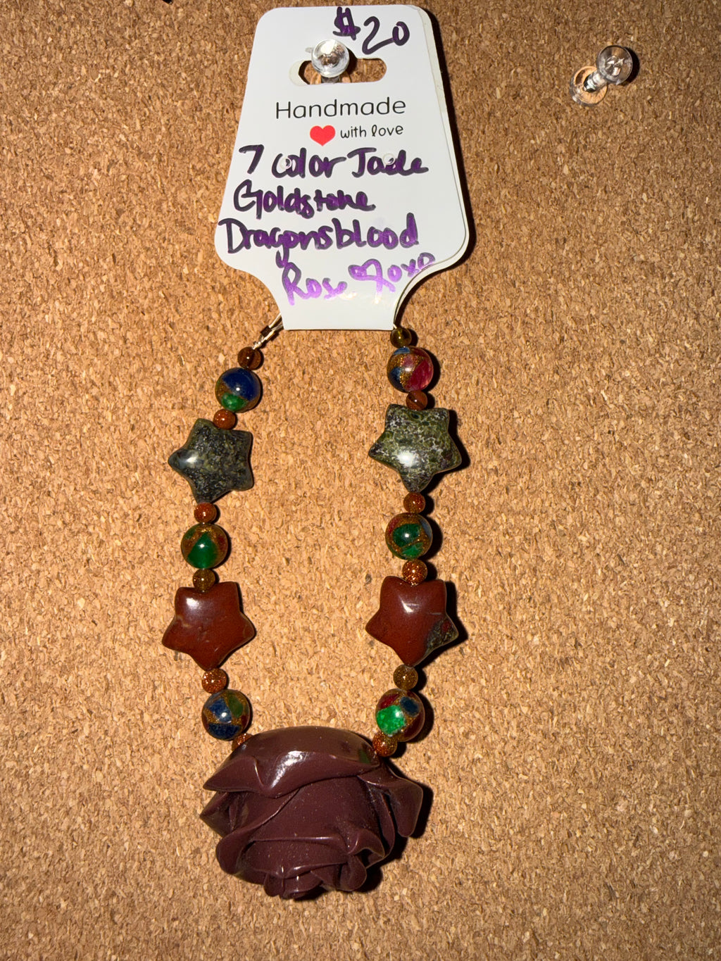 Assorted handmade, intuitively, chosen bracelets