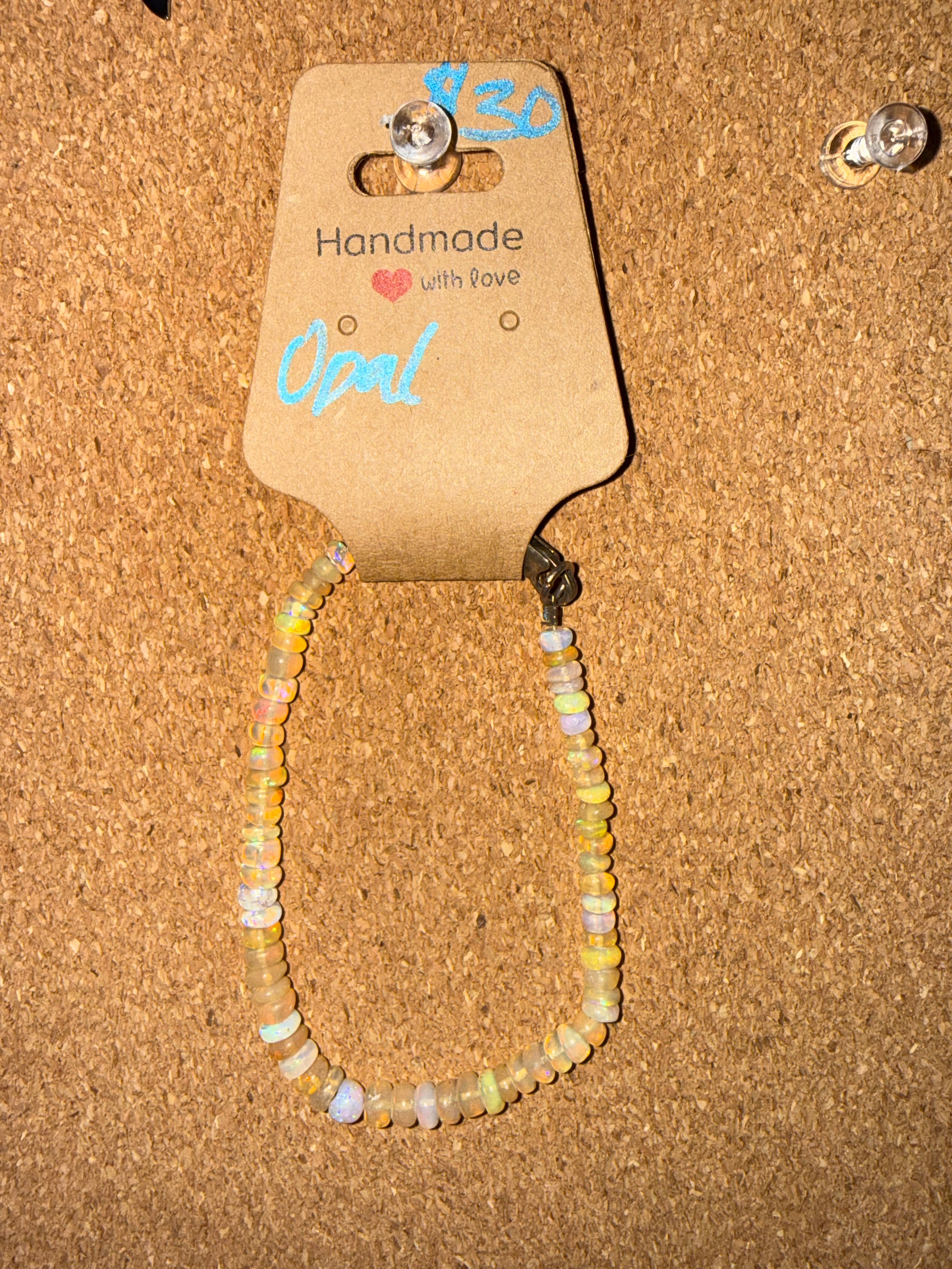 Assorted stone bracelets ￼