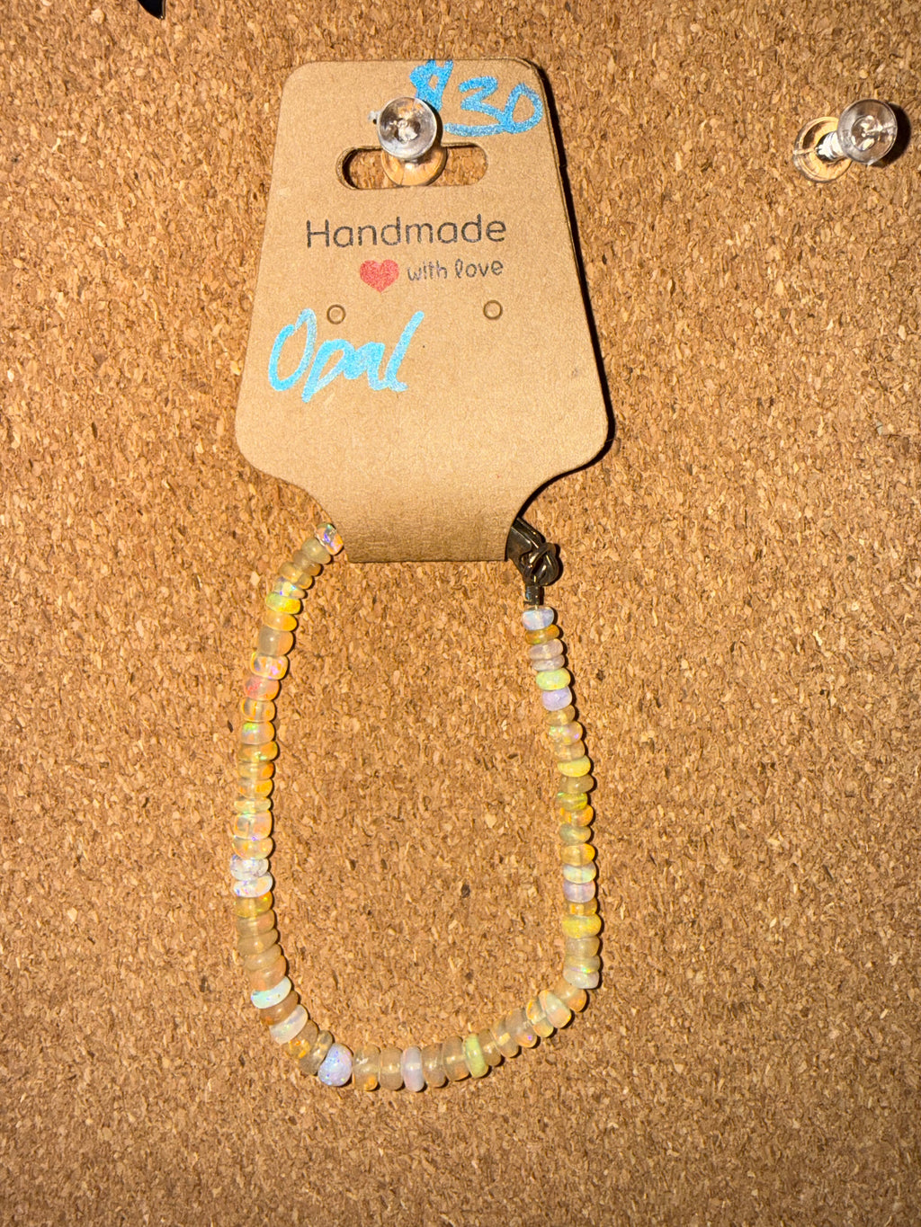 Assorted handmade, intuitively, chosen bracelets