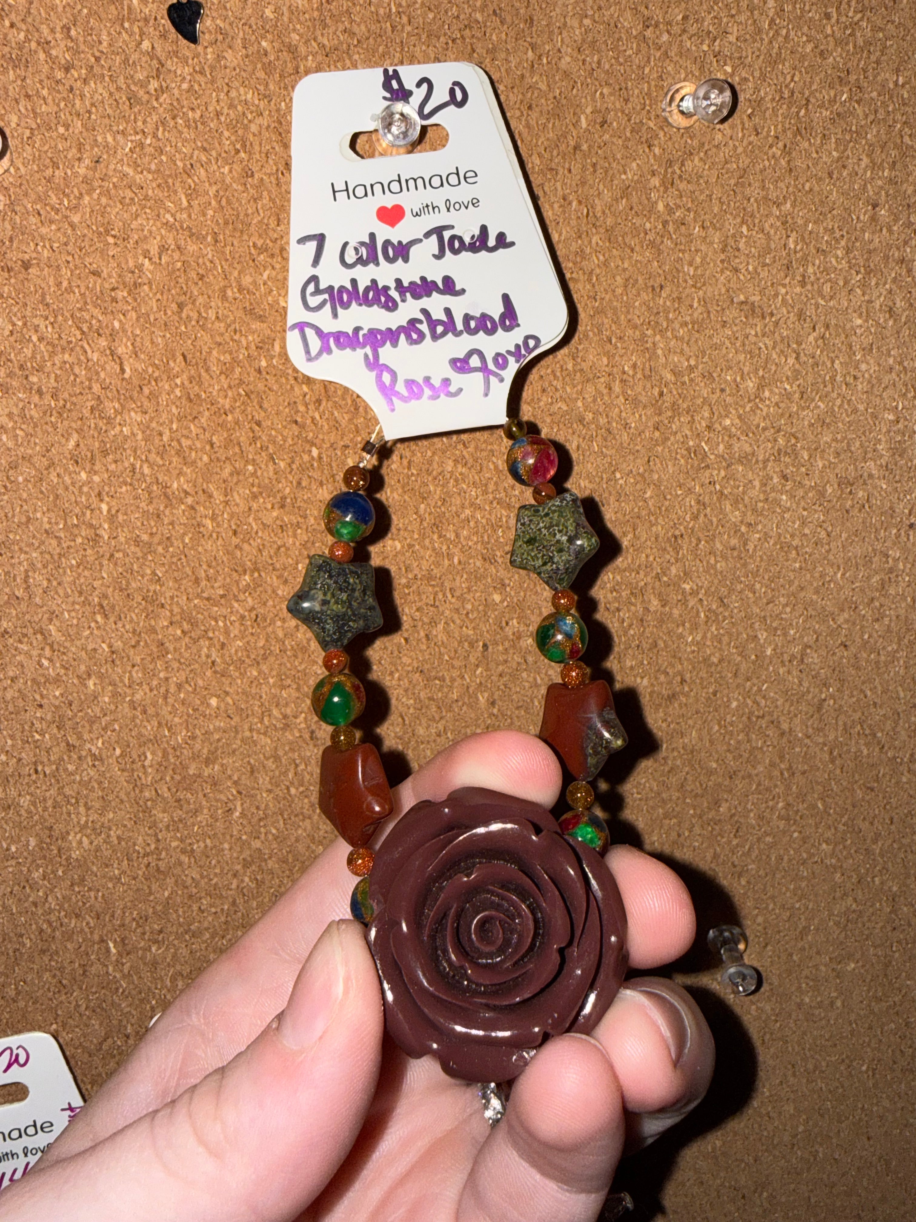 Assorted handmade, intuitively, chosen bracelets