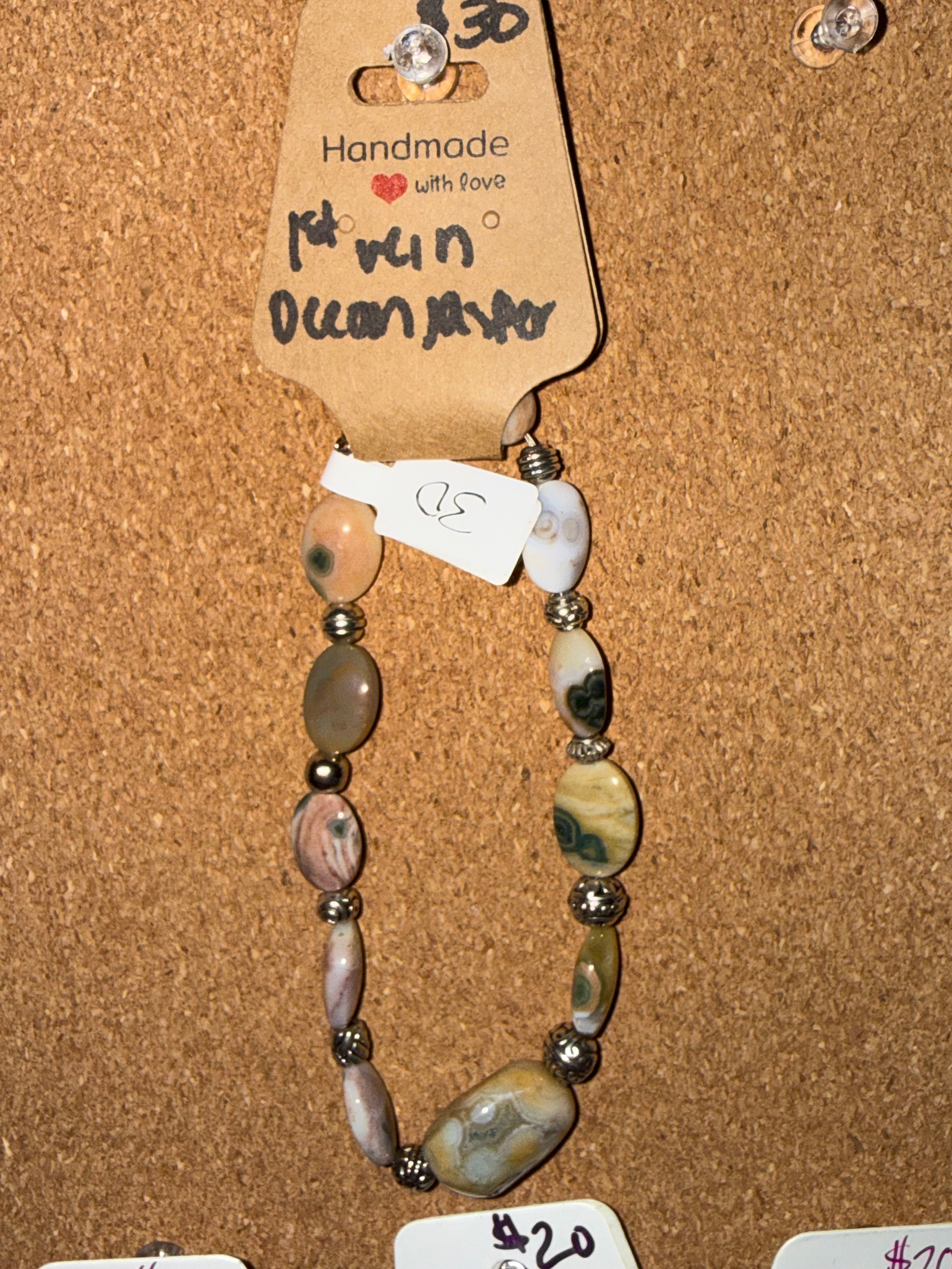 1st vein Ocean jasper bracelets