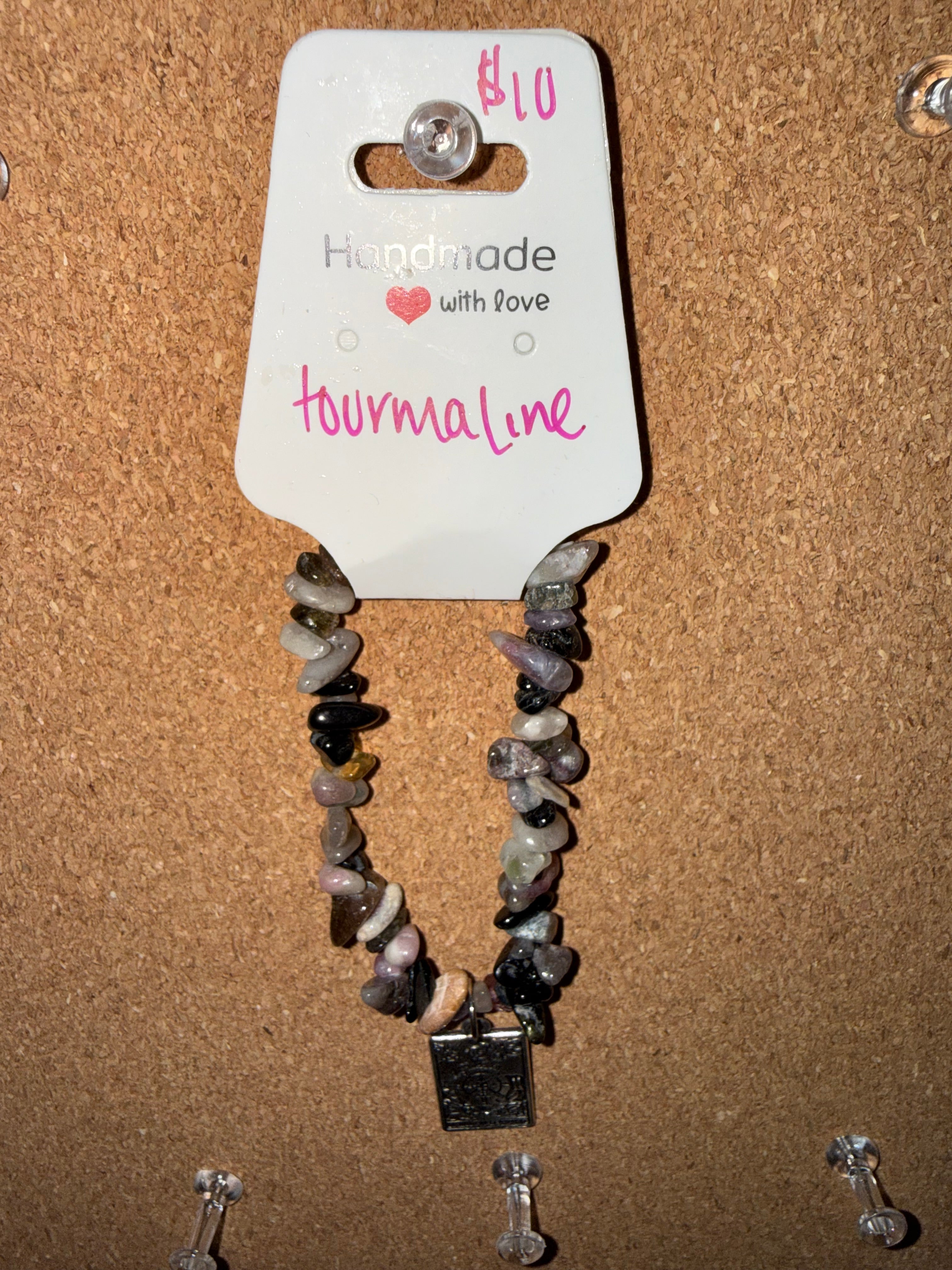 Assorted stone bracelets ￼