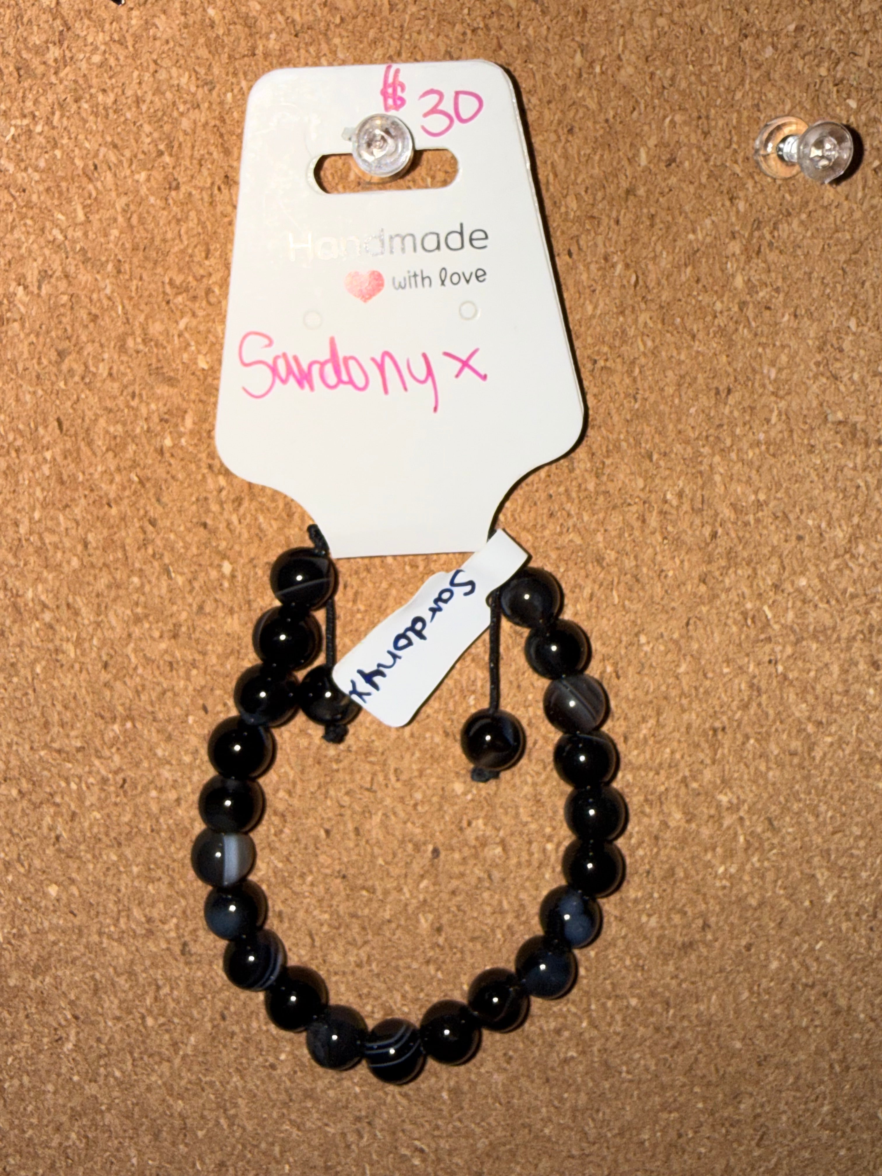 Macramé stone bracelets