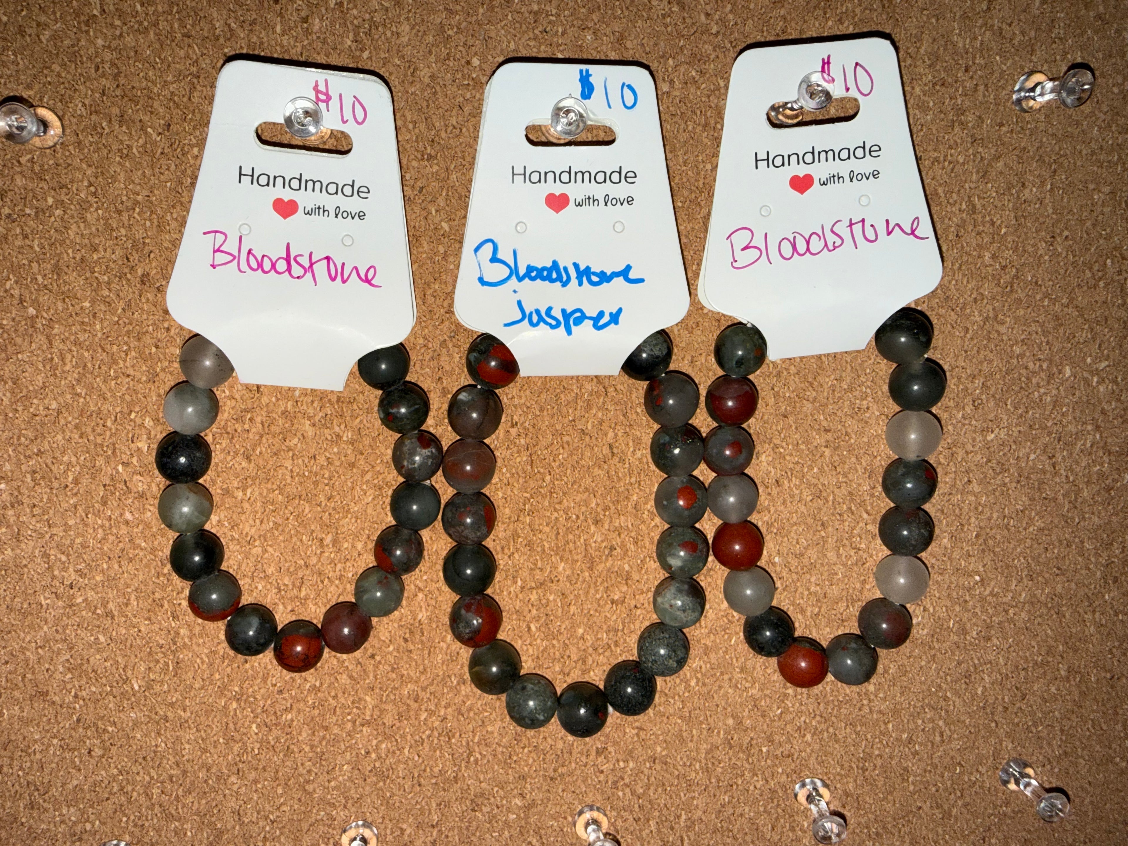 Assorted bracelets 10 mm +