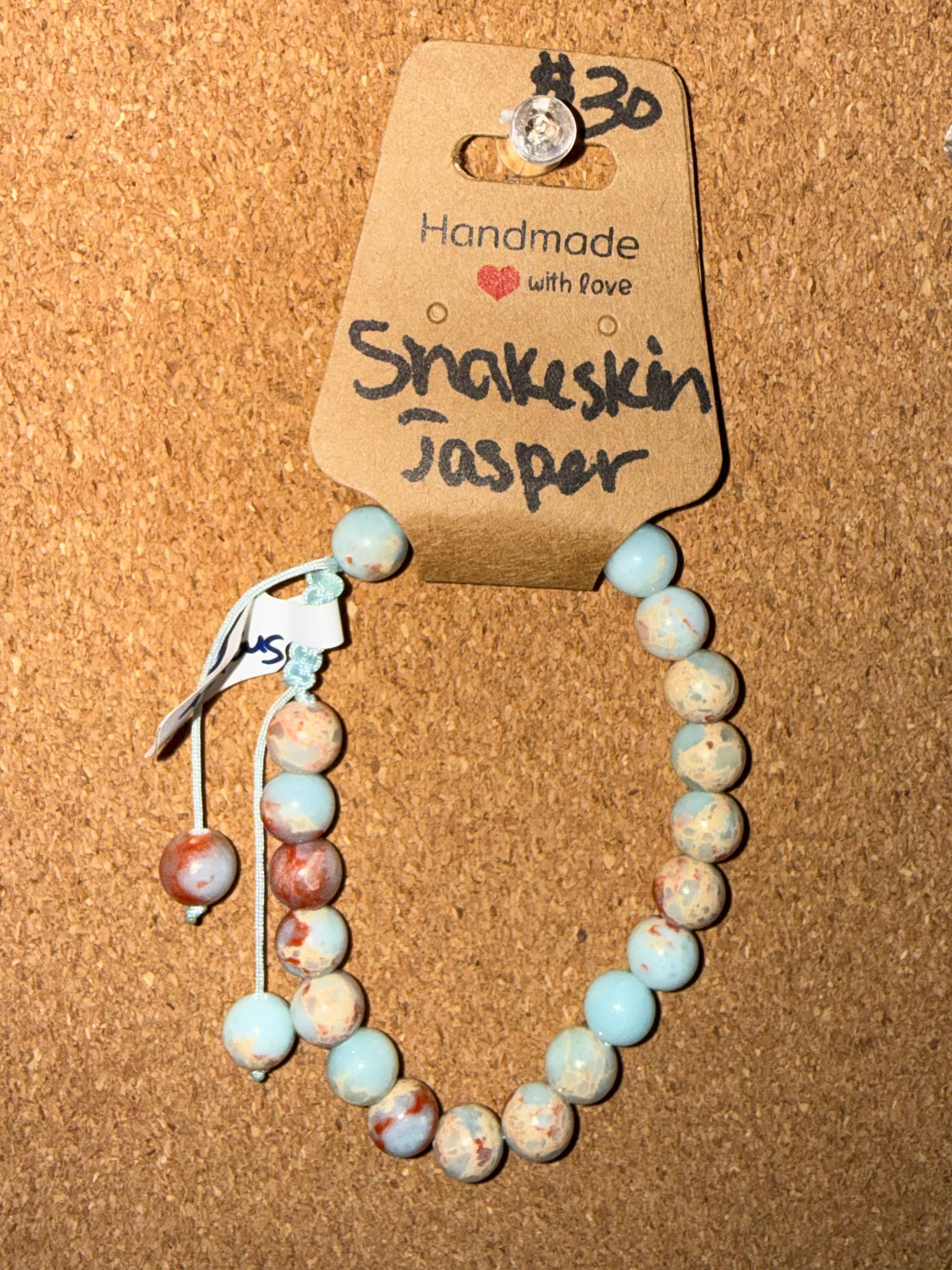 Macramé stone bracelets