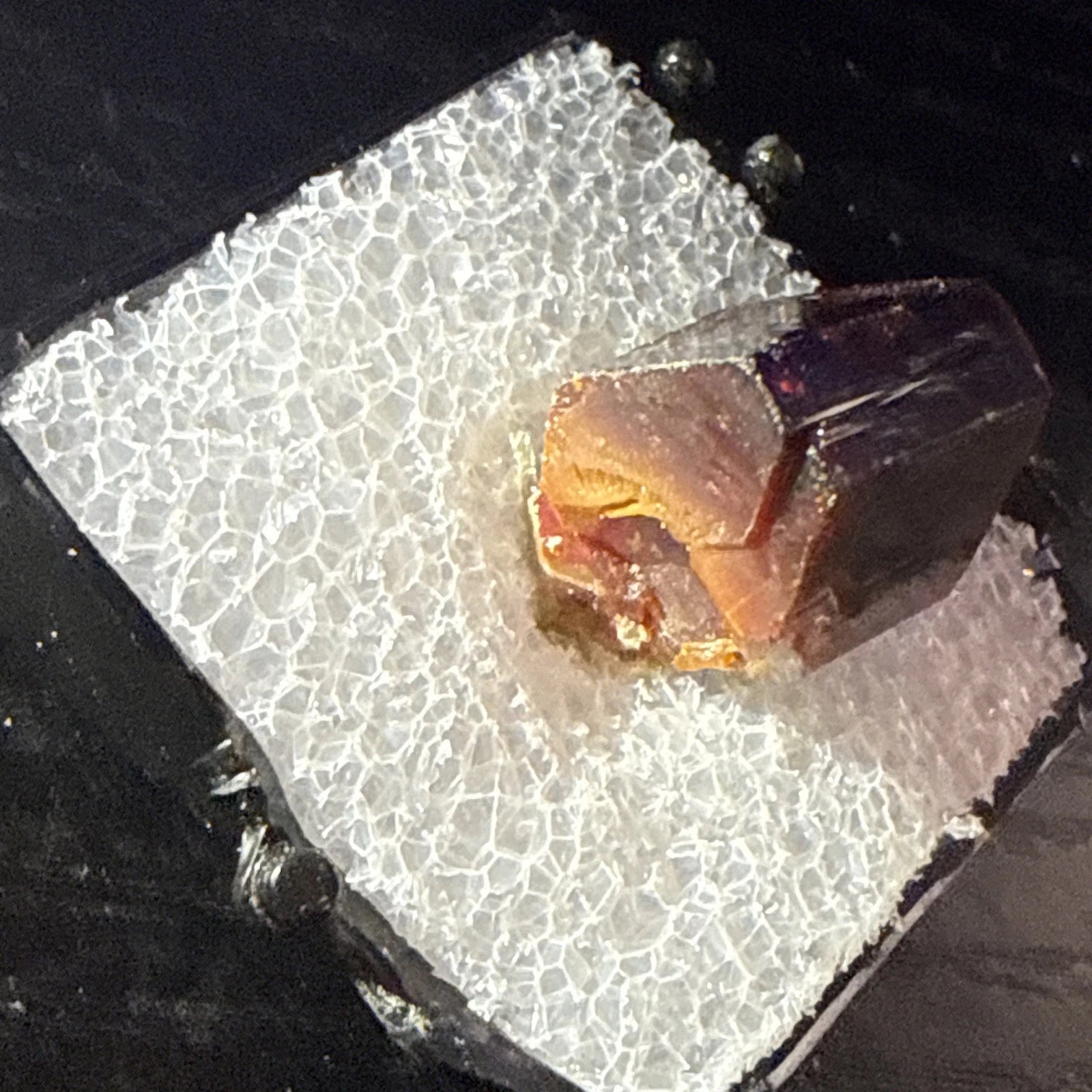 #6 Lustrous Vanadinite Crystals - Mibladen District, Midelt Province, Morocco