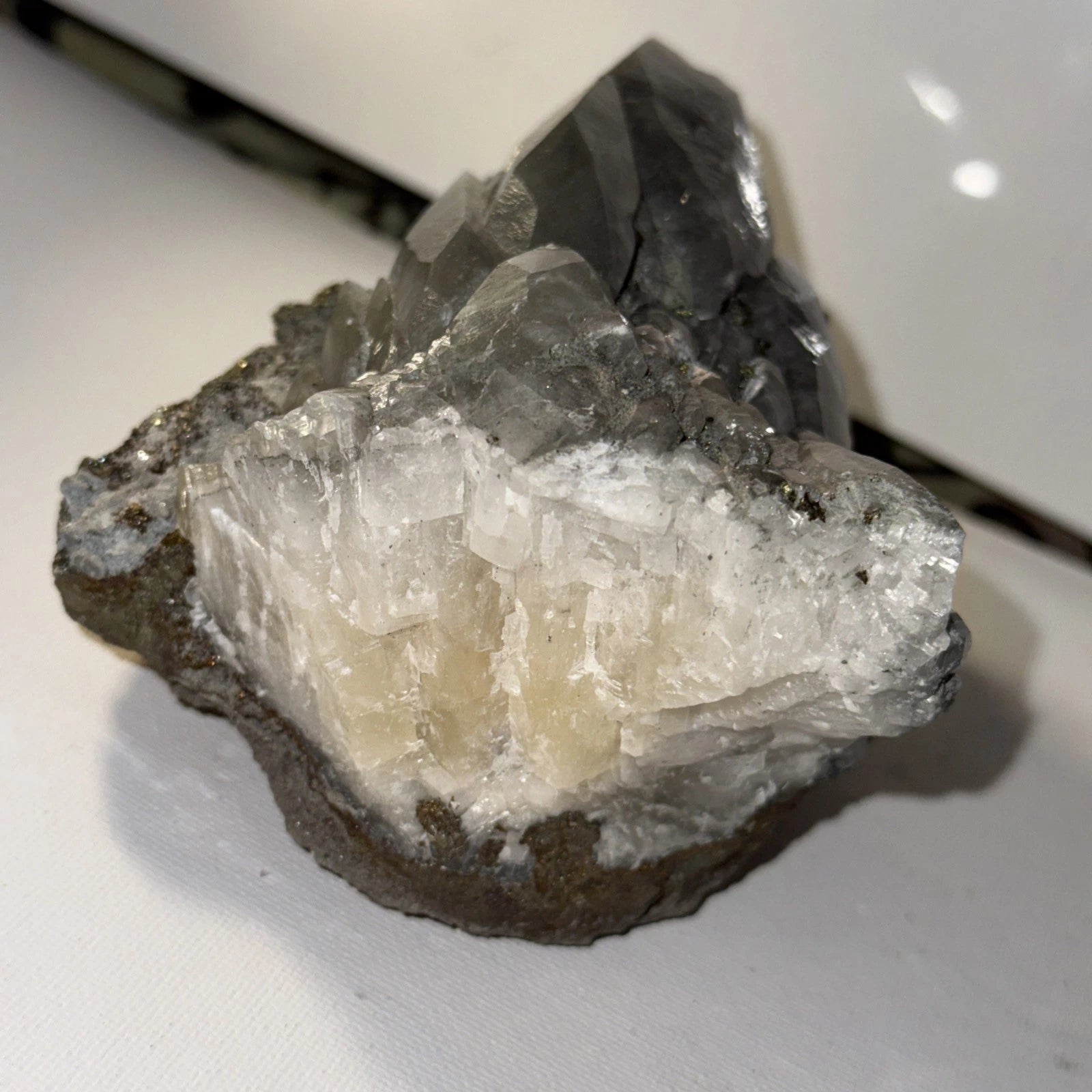 Calcite "Dragon Scale" w/Chalcopyrite - Sweetwater Mine, Reynolds Co., Missouri