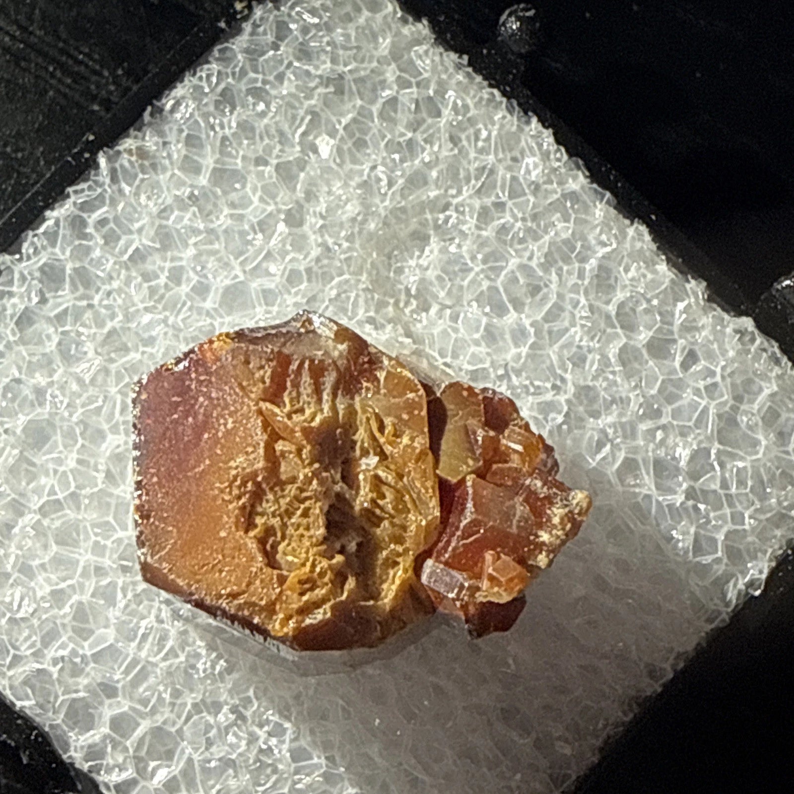 #12 Lustrous Vanadinite Crystals - Mibladen District, Midelt Province, Morocco