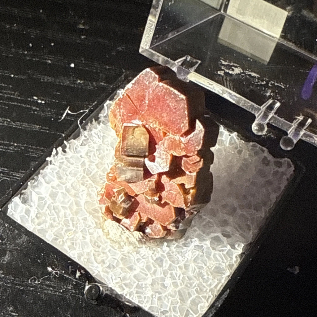 #14 Lustrous Vanadinite Crystals - Mibladen District, Midelt Province, Morocco