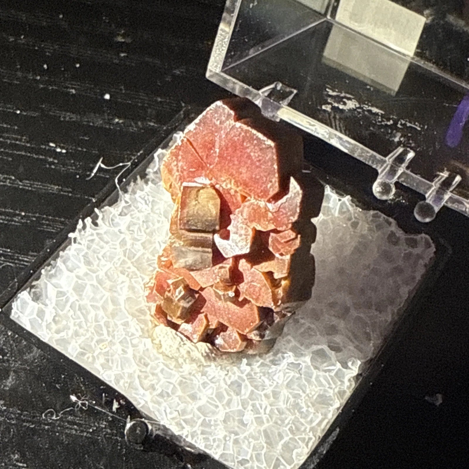 #14 Lustrous Vanadinite Crystals - Mibladen District, Midelt Province, Morocco