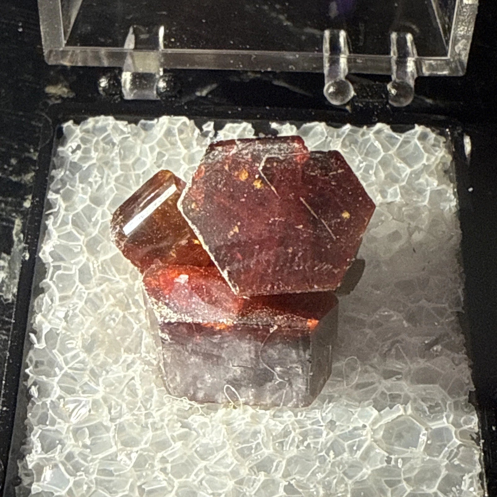 #9 Lustrous Vanadinite Crystals - Mibladen District, Midelt Province, Morocco