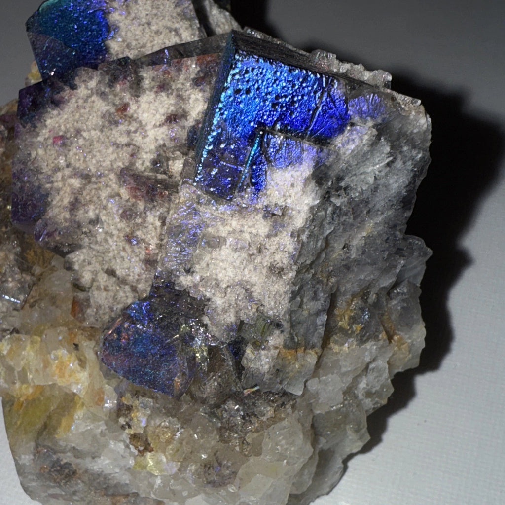 Aura Coated Diana Maria Fluorite Specimen