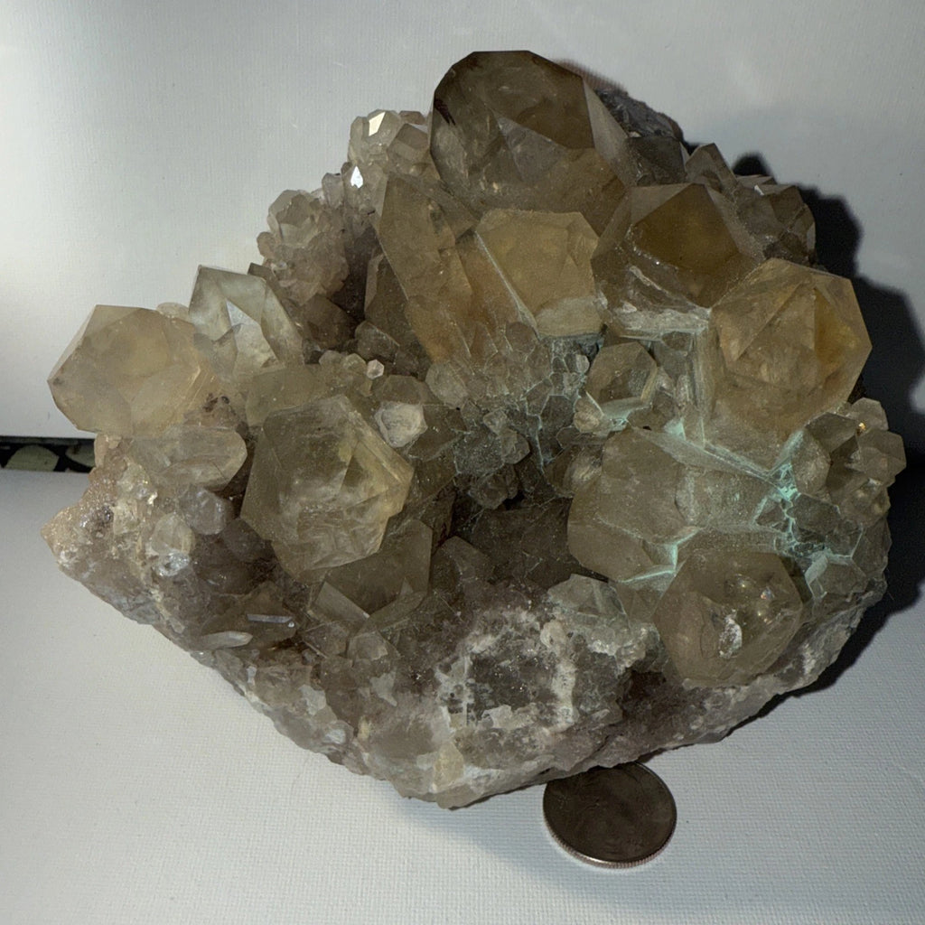 Raw Citrine Crystal Cluster, Natural Citrine from Congo