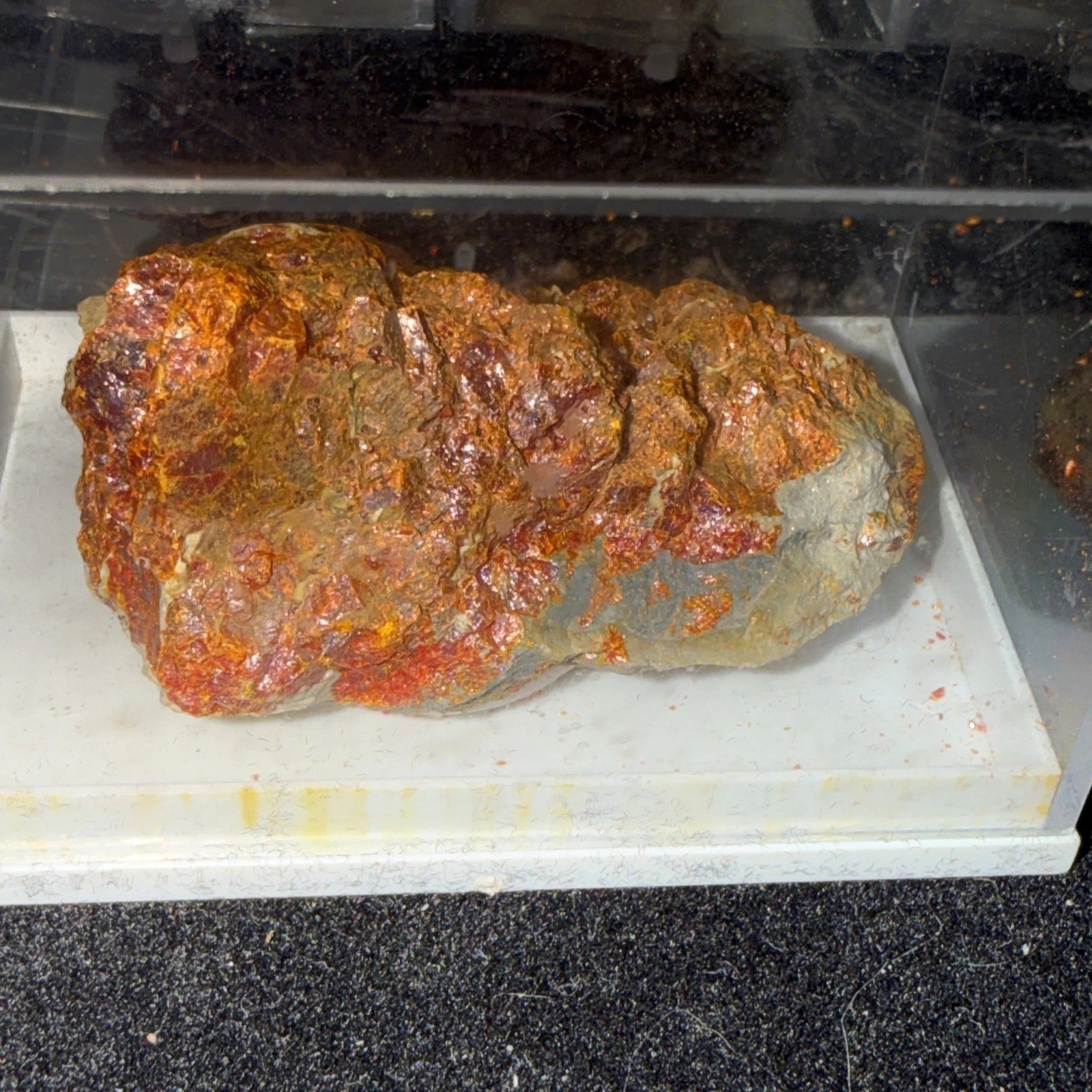 Crocoite Natural Crystal Cluster, Tasmania, Australia