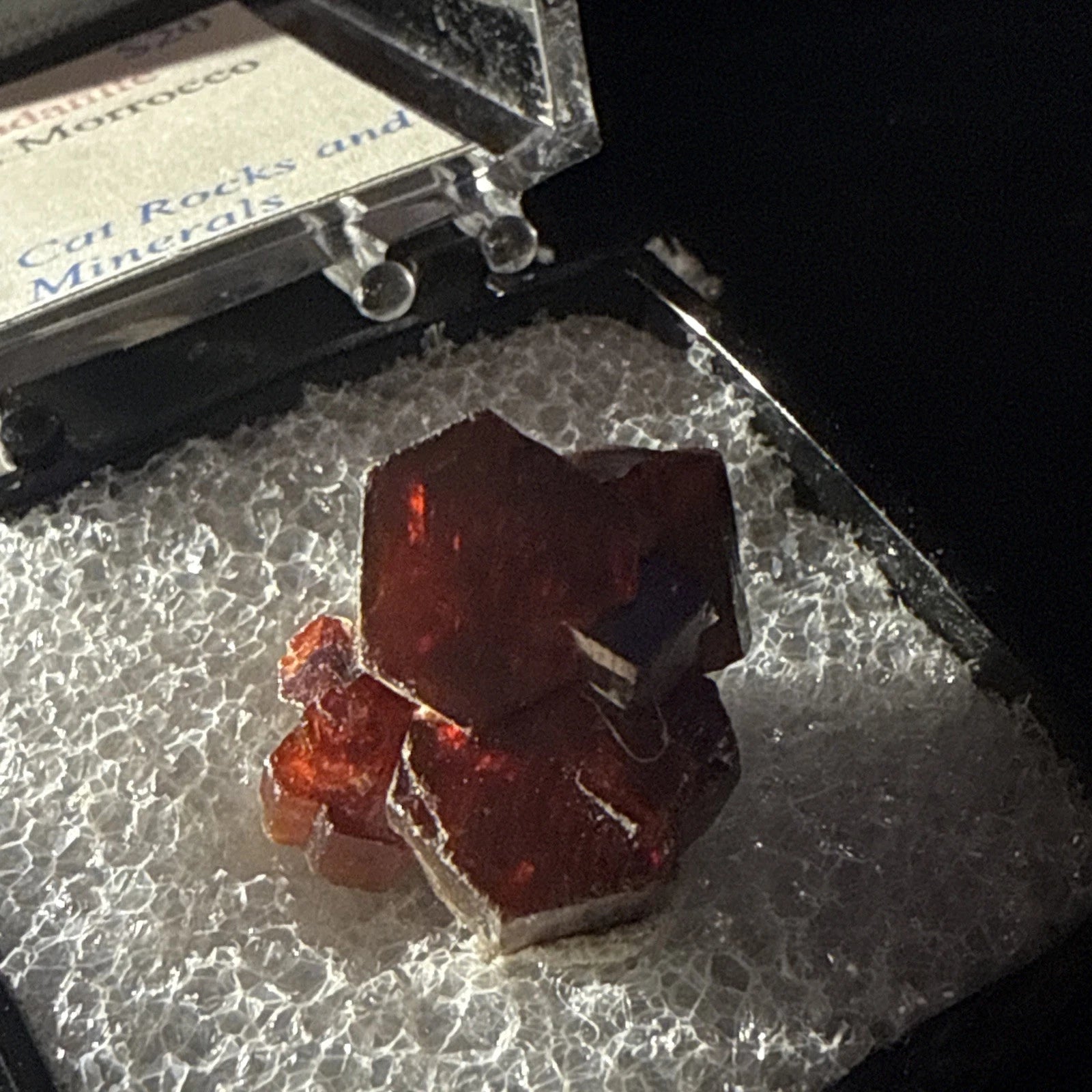#3 Lustrous Vanadinite Crystals - Mibladen District, Midelt Province, Morocco