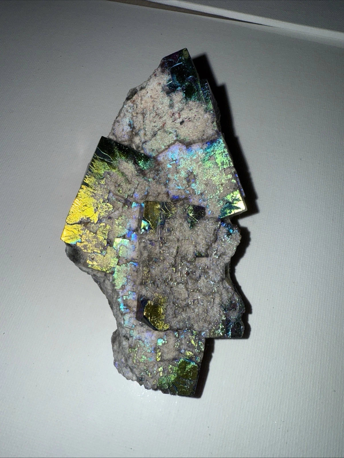 Aura Coated Diana Maria Fluorite Specimen