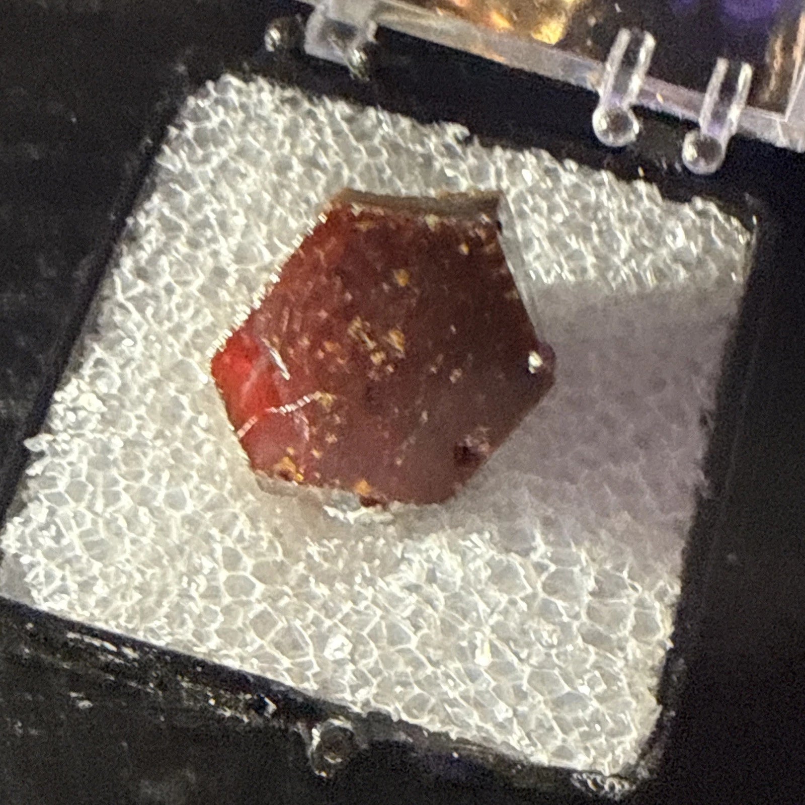 #13 Lustrous Vanadinite Crystals - Mibladen District, Midelt Province, Morocco