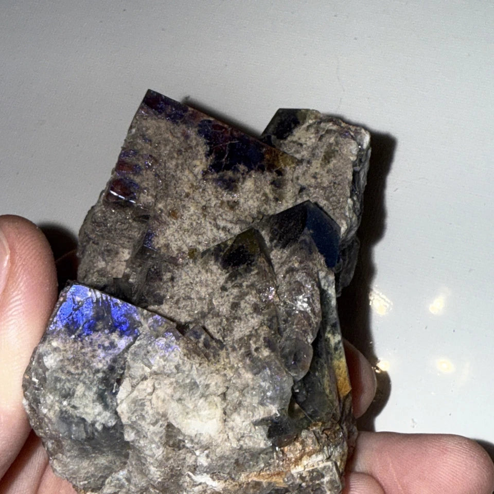 Aura Coated Diana Maria Fluorite Specimen