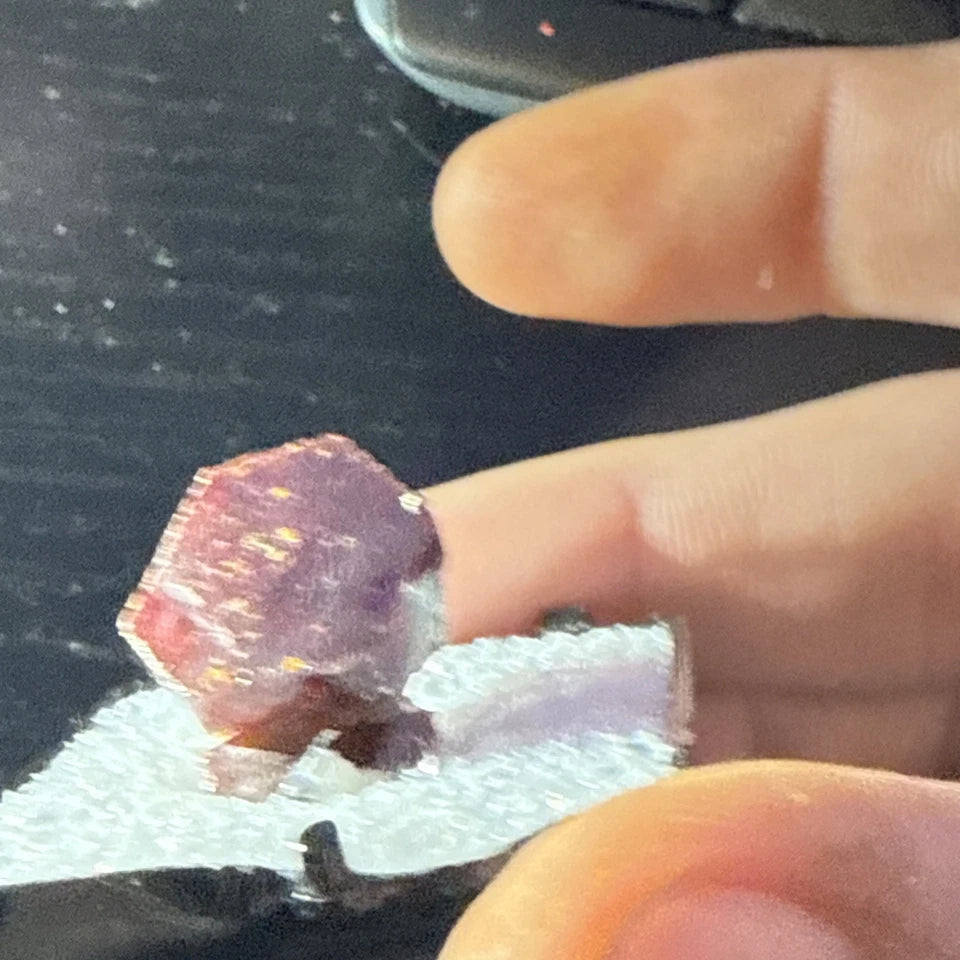 #13 Lustrous Vanadinite Crystals - Mibladen District, Midelt Province, Morocco
