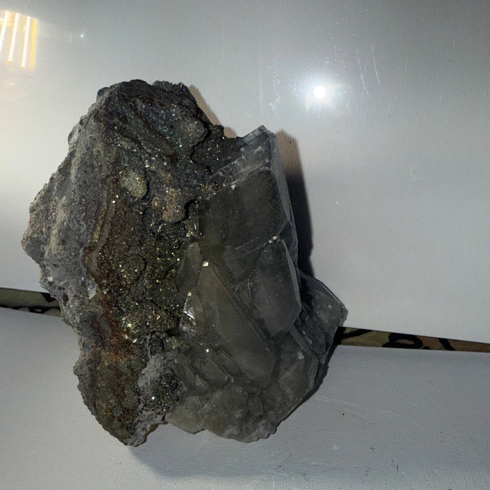 Calcite "Dragon Scale" w/Chalcopyrite - Sweetwater Mine, Reynolds Co., Missouri