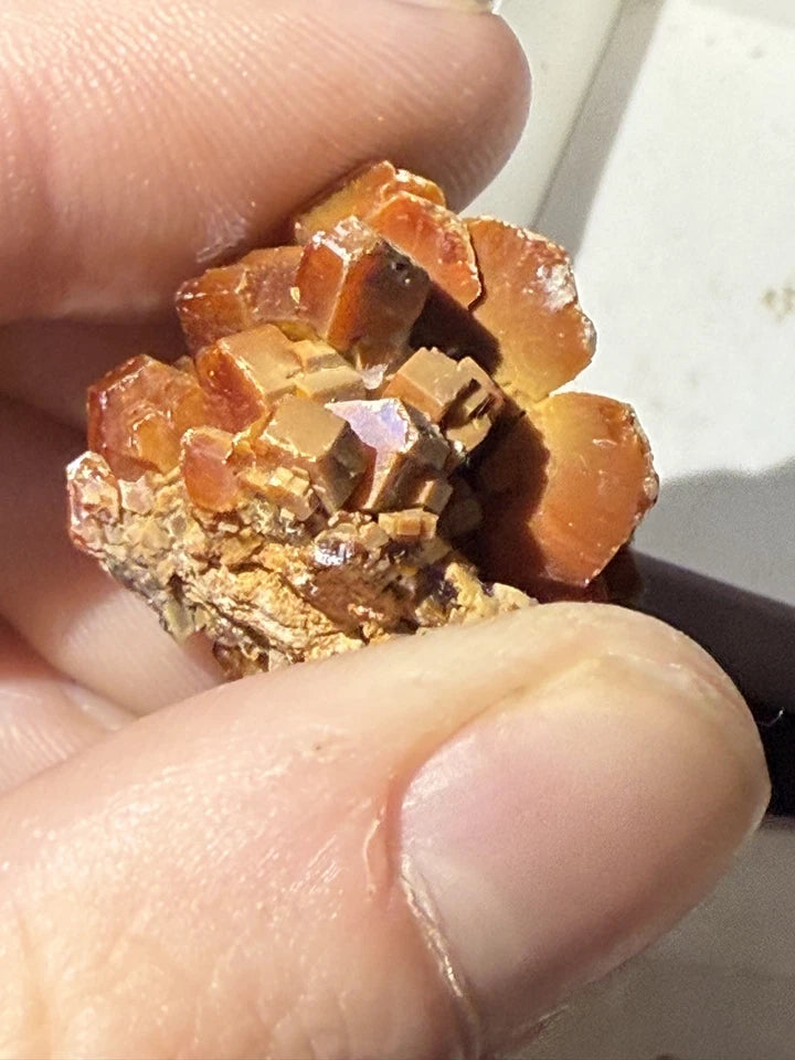 6 Piece Vanadinite Lot From Morocco