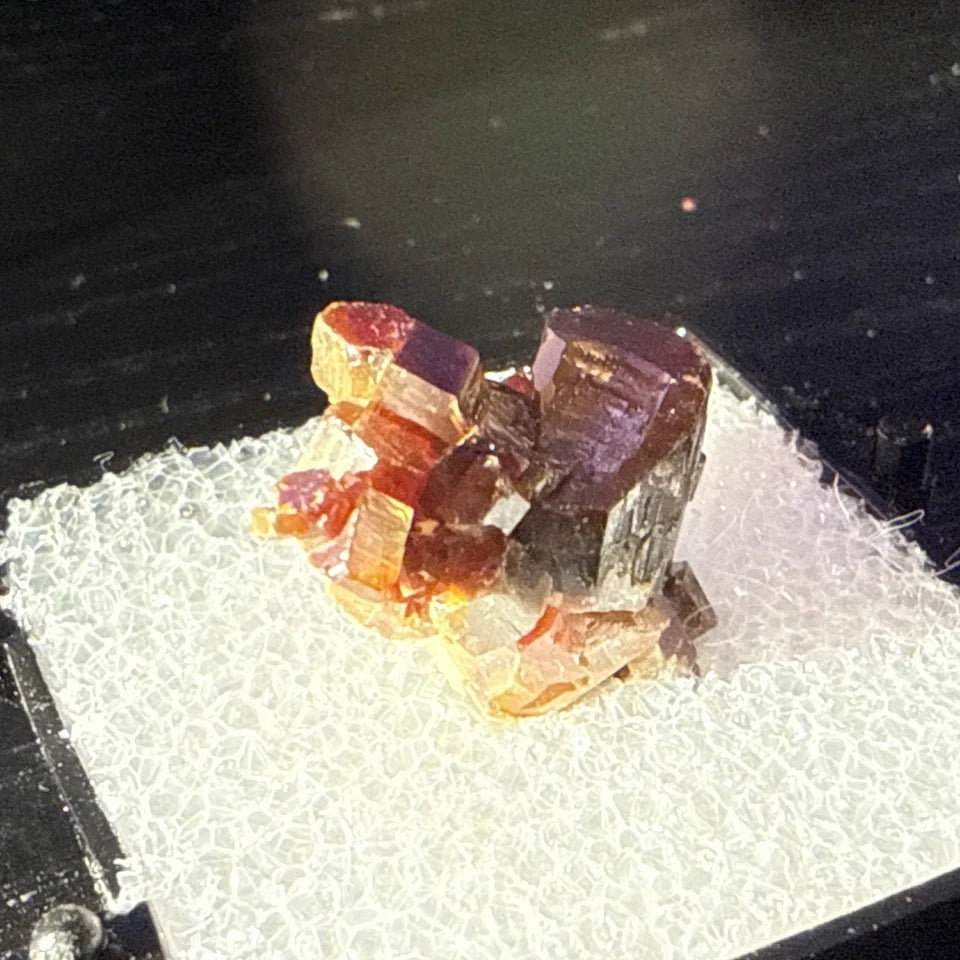 #11 Lustrous Vanadinite Crystals - Mibladen District, Midelt Province, Morocco