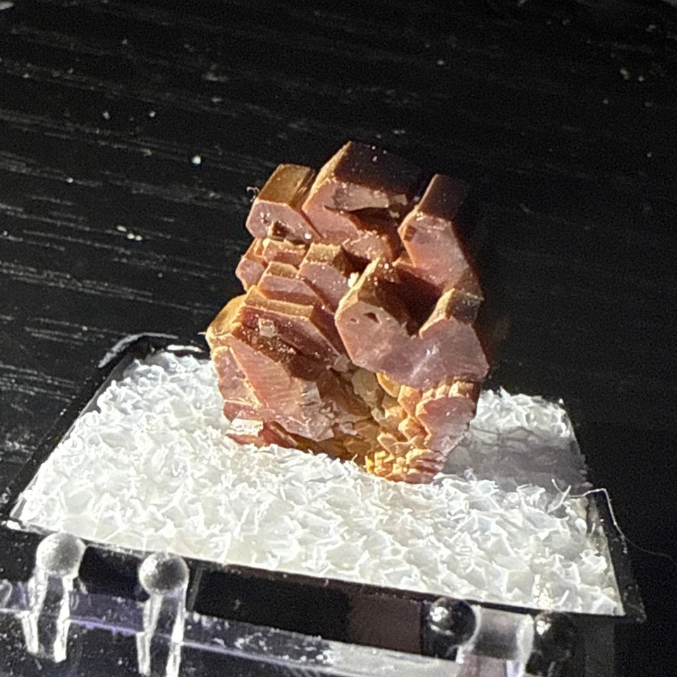 #14 Lustrous Vanadinite Crystals - Mibladen District, Midelt Province, Morocco