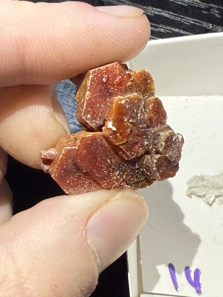5 Piece Vanadinite Lot From Morocco