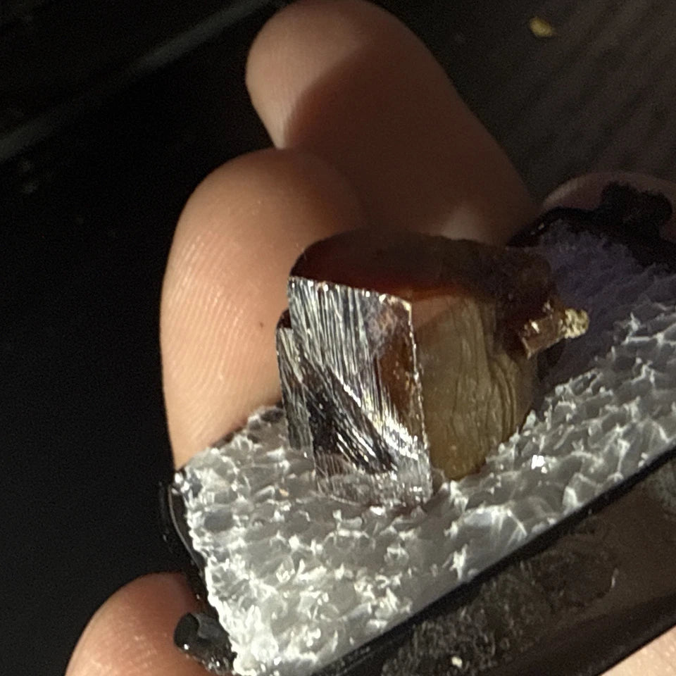 #7 Lustrous Vanadinite Crystals - Mibladen District, Midelt Province, Morocco