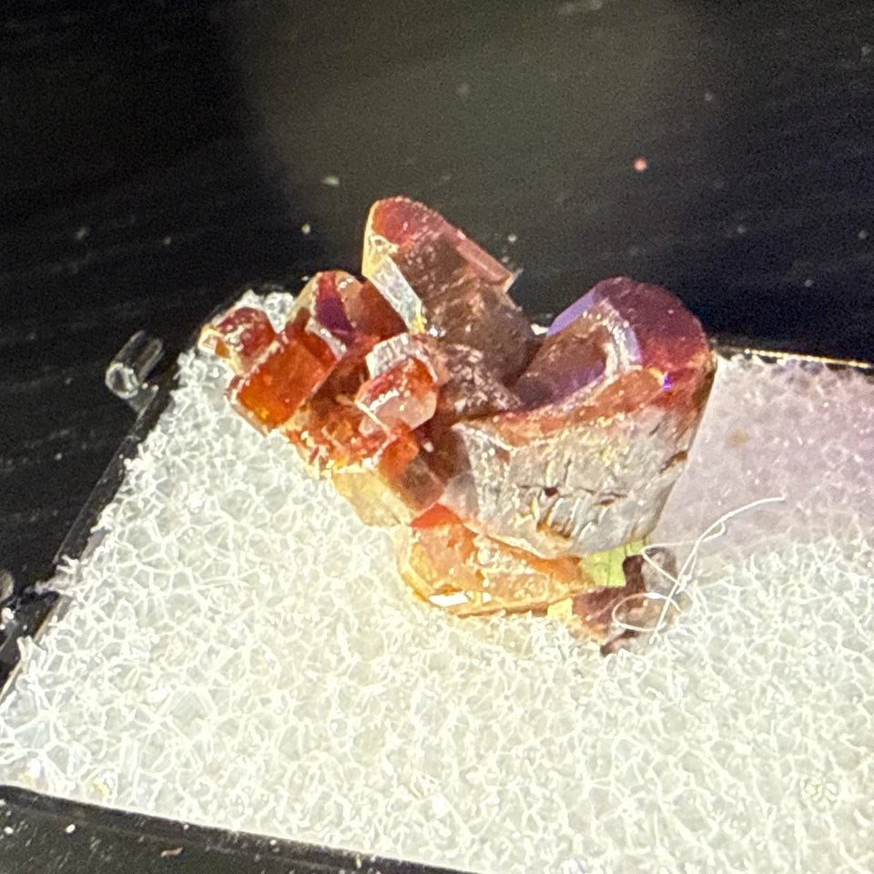 #11 Lustrous Vanadinite Crystals - Mibladen District, Midelt Province, Morocco