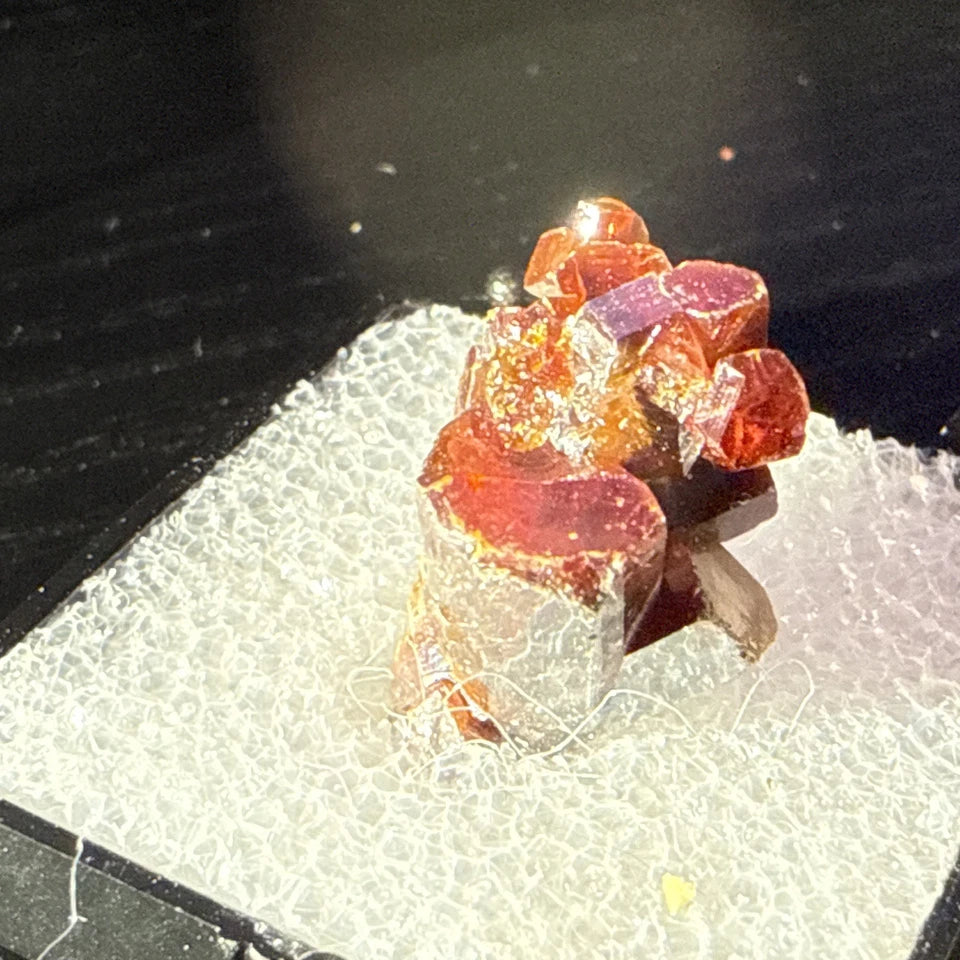 #11 Lustrous Vanadinite Crystals - Mibladen District, Midelt Province, Morocco