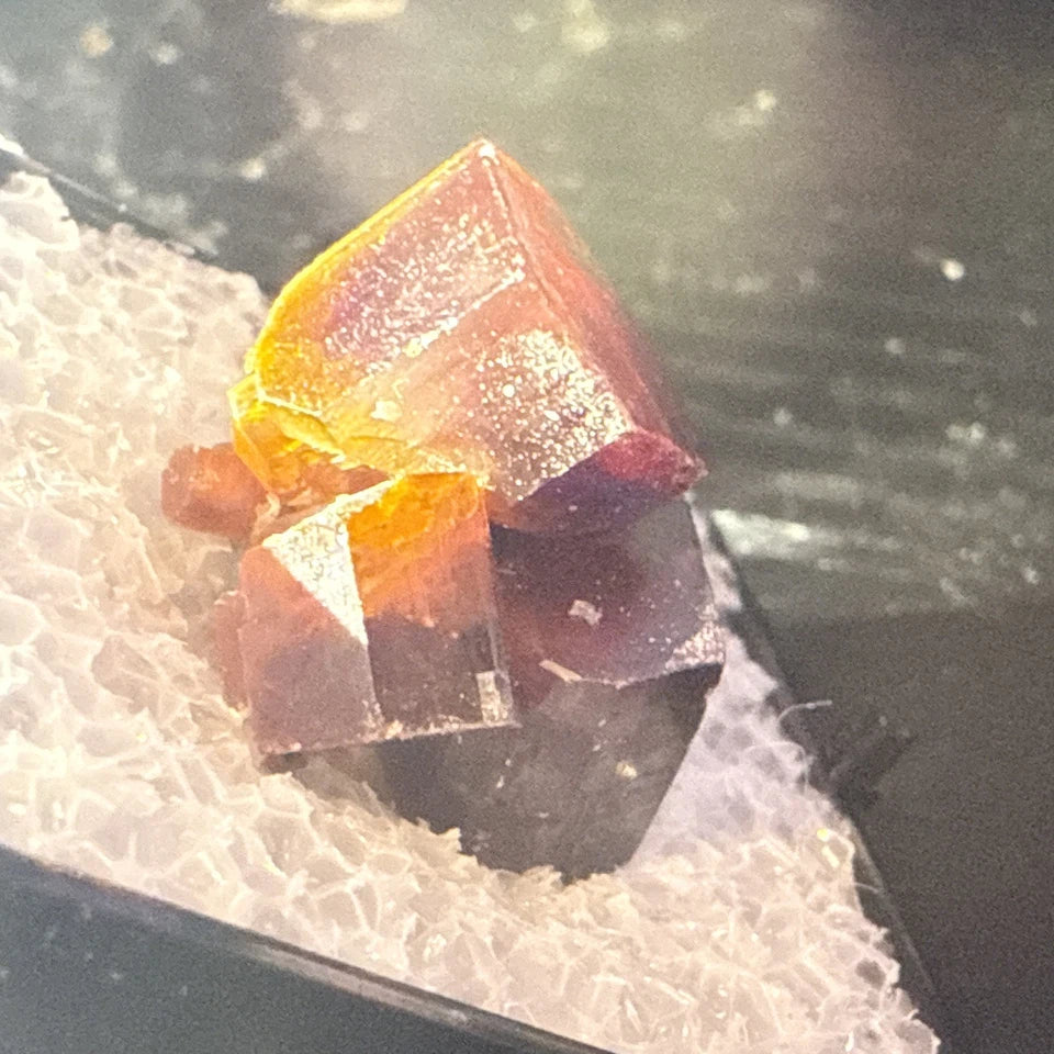 #9 Lustrous Vanadinite Crystals - Mibladen District, Midelt Province, Morocco