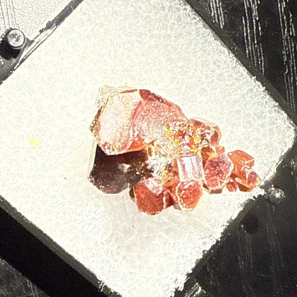 #11 Lustrous Vanadinite Crystals - Mibladen District, Midelt Province, Morocco