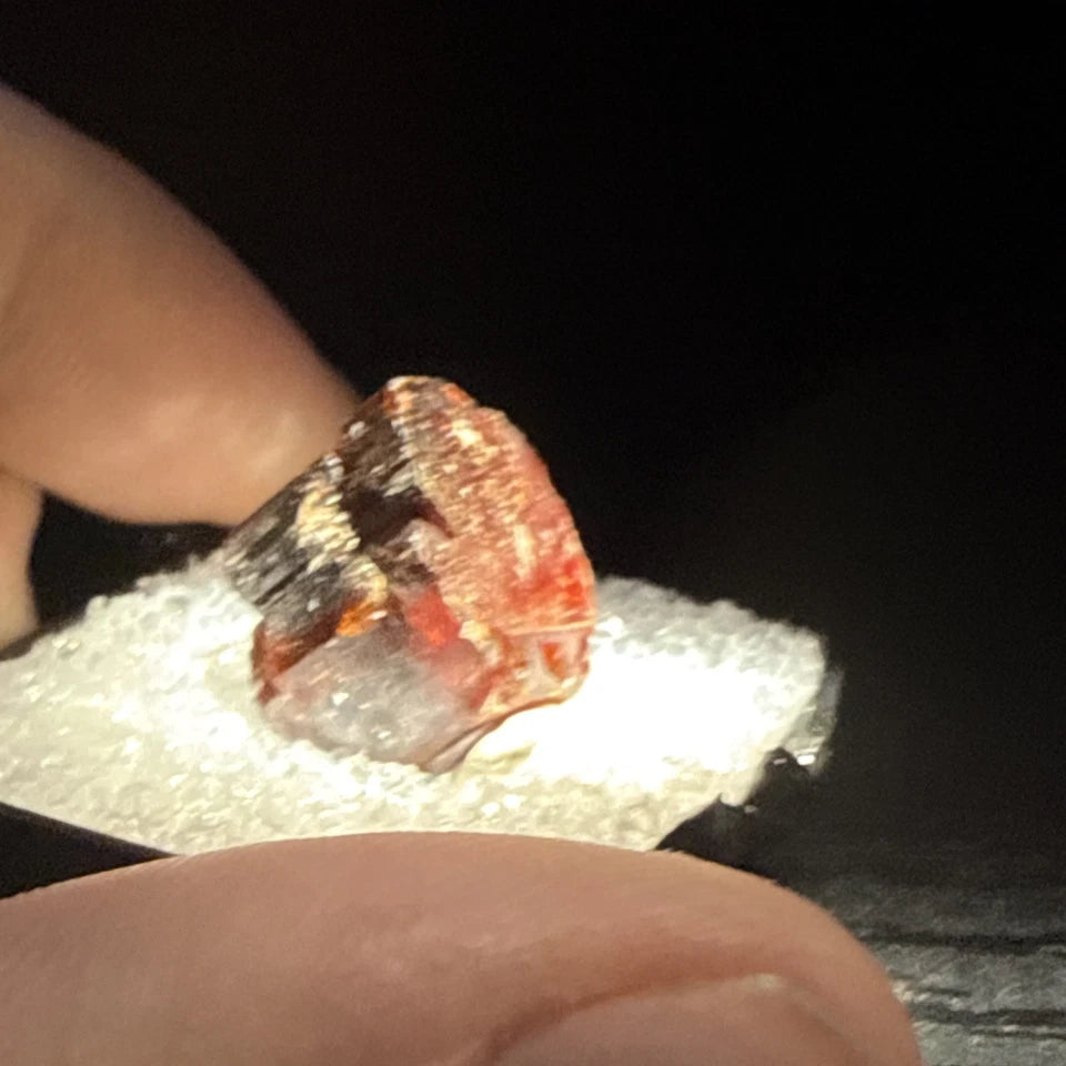 #5 Lustrous Vanadinite Crystals - Mibladen District, Midelt Province, Morocco