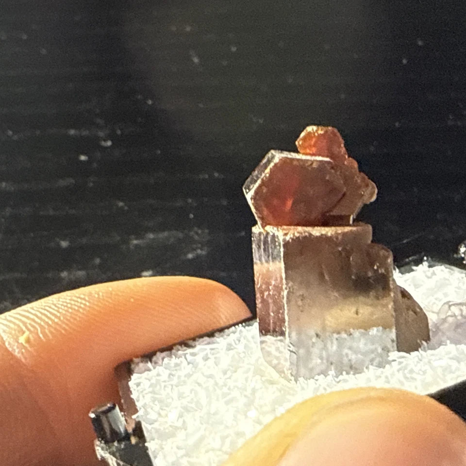 #10 Lustrous Vanadinite Crystals - Mibladen District, Midelt Province, Morocco