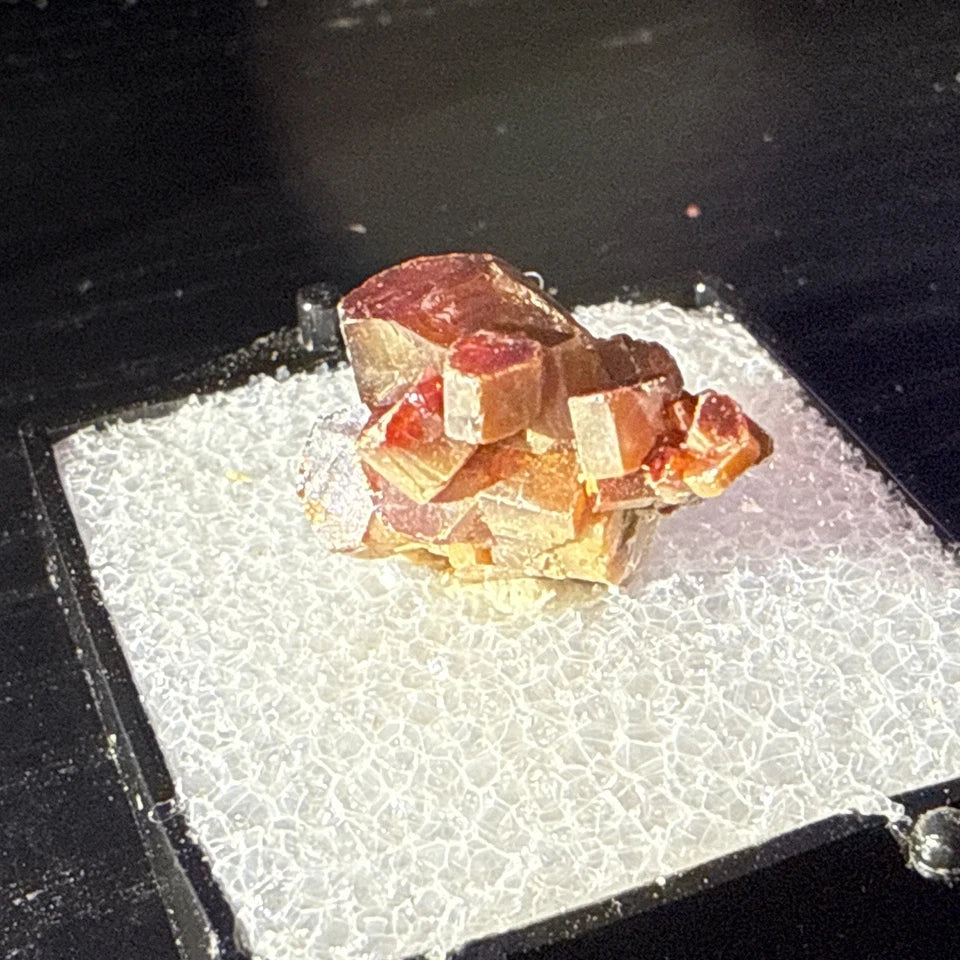 #11 Lustrous Vanadinite Crystals - Mibladen District, Midelt Province, Morocco