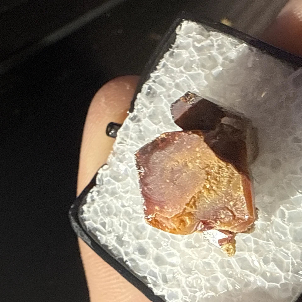 #7 Lustrous Vanadinite Crystals - Mibladen District, Midelt Province, Morocco