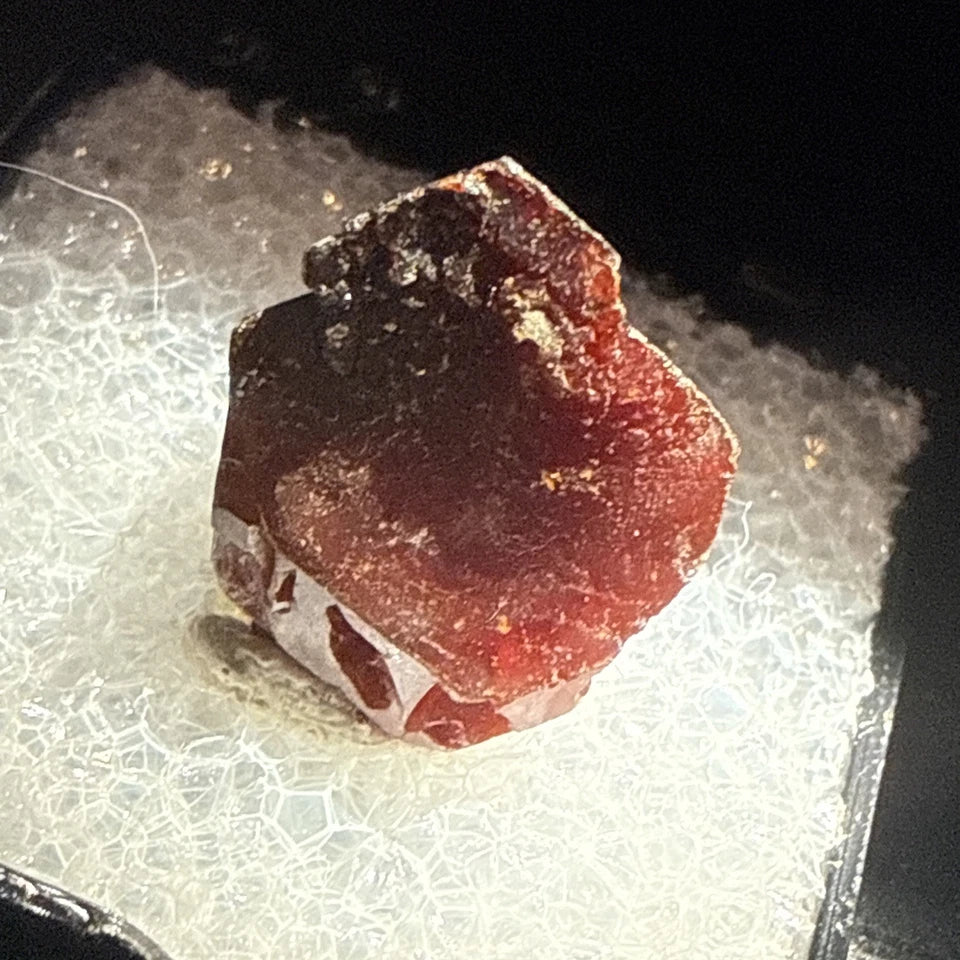 #5 Lustrous Vanadinite Crystals - Mibladen District, Midelt Province, Morocco