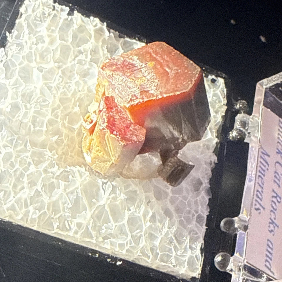 #1 Lustrous Vanadinite Crystals - Mibladen District, Midelt Province, Morocco