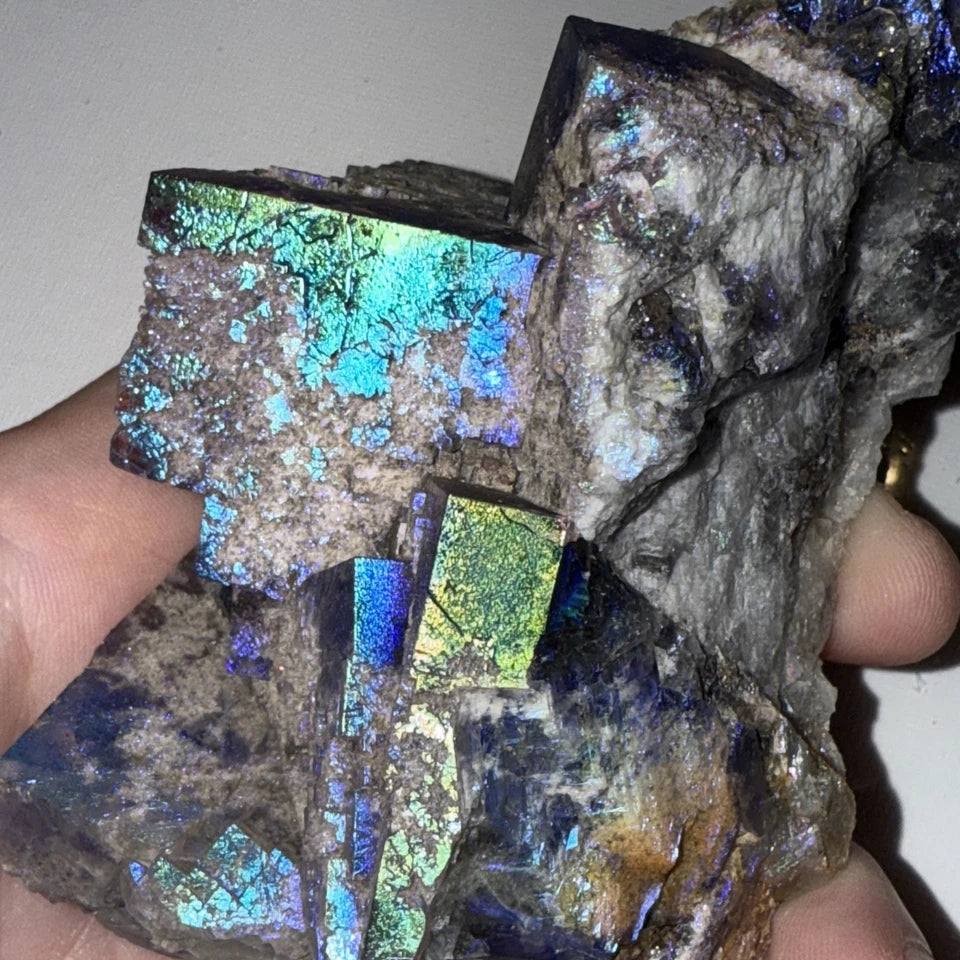 Aura Coated Diana Maria Fluorite Specimen