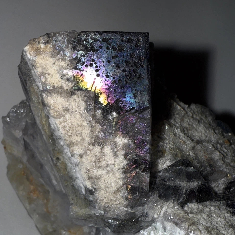 Aura Coated Diana Maria Fluorite Specimen