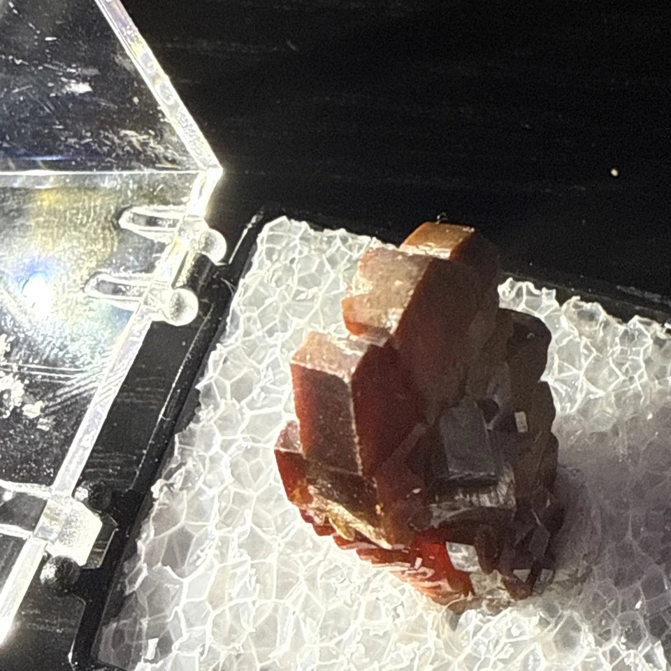 #14 Lustrous Vanadinite Crystals - Mibladen District, Midelt Province, Morocco