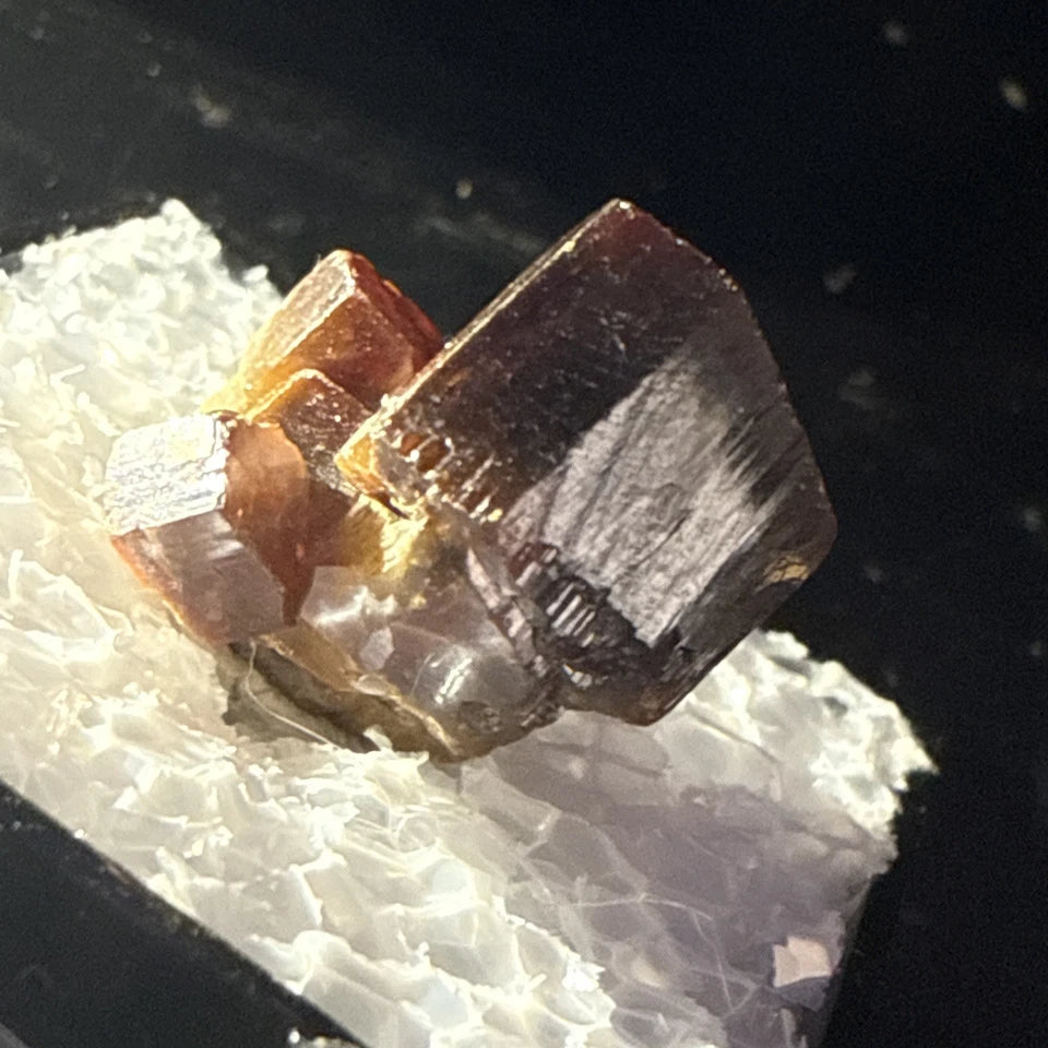 #1 Lustrous Vanadinite Crystals - Mibladen District, Midelt Province, Morocco