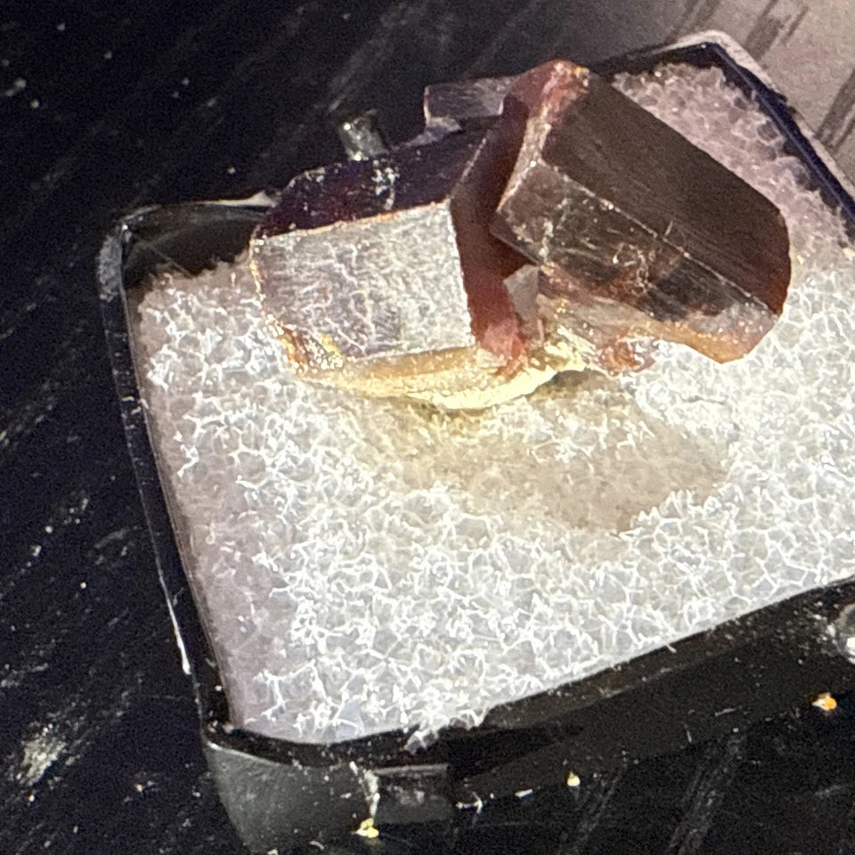 #8 Lustrous Vanadinite Crystals - Mibladen District, Midelt Province, Morocco