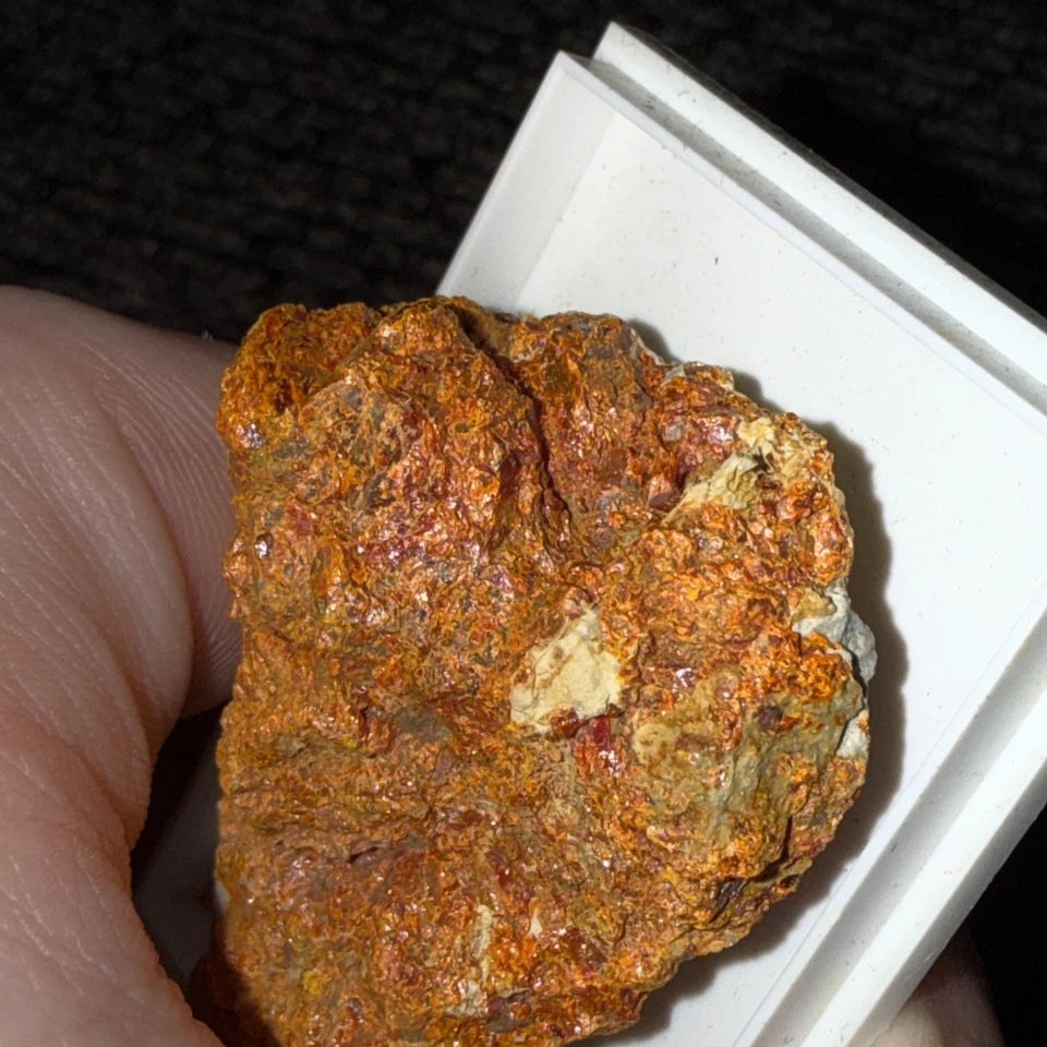Crocoite Natural Crystal Cluster, Tasmania, Australia