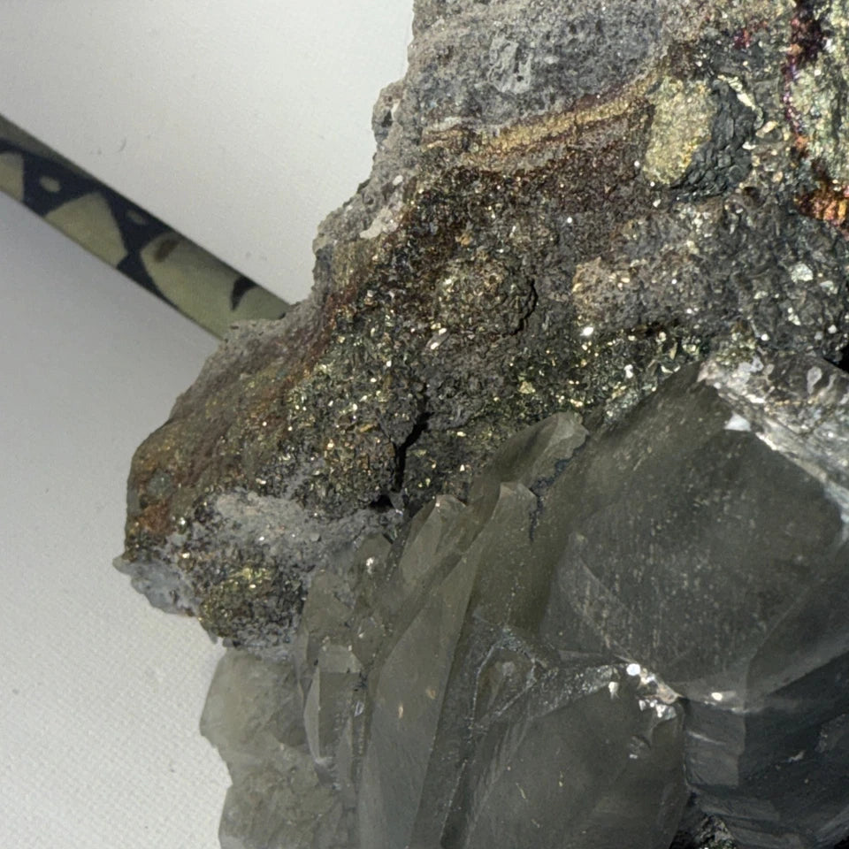 Calcite "Dragon Scale" w/Chalcopyrite - Sweetwater Mine, Reynolds Co., Missouri