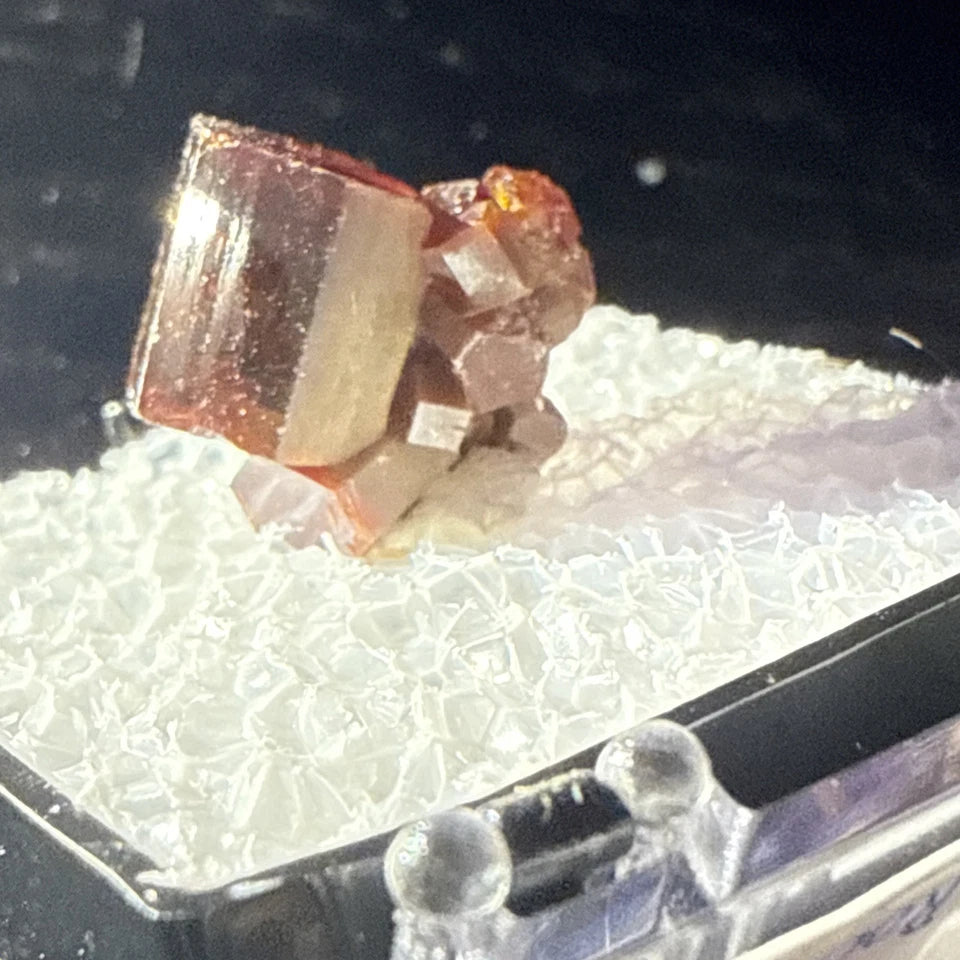 #2 Lustrous Vanadinite Crystals - Mibladen District, Midelt Province, Morocco