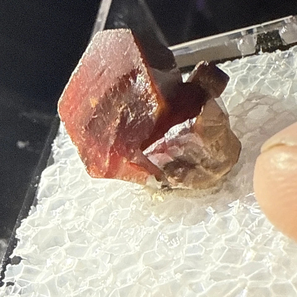 #1 Lustrous Vanadinite Crystals - Mibladen District, Midelt Province, Morocco