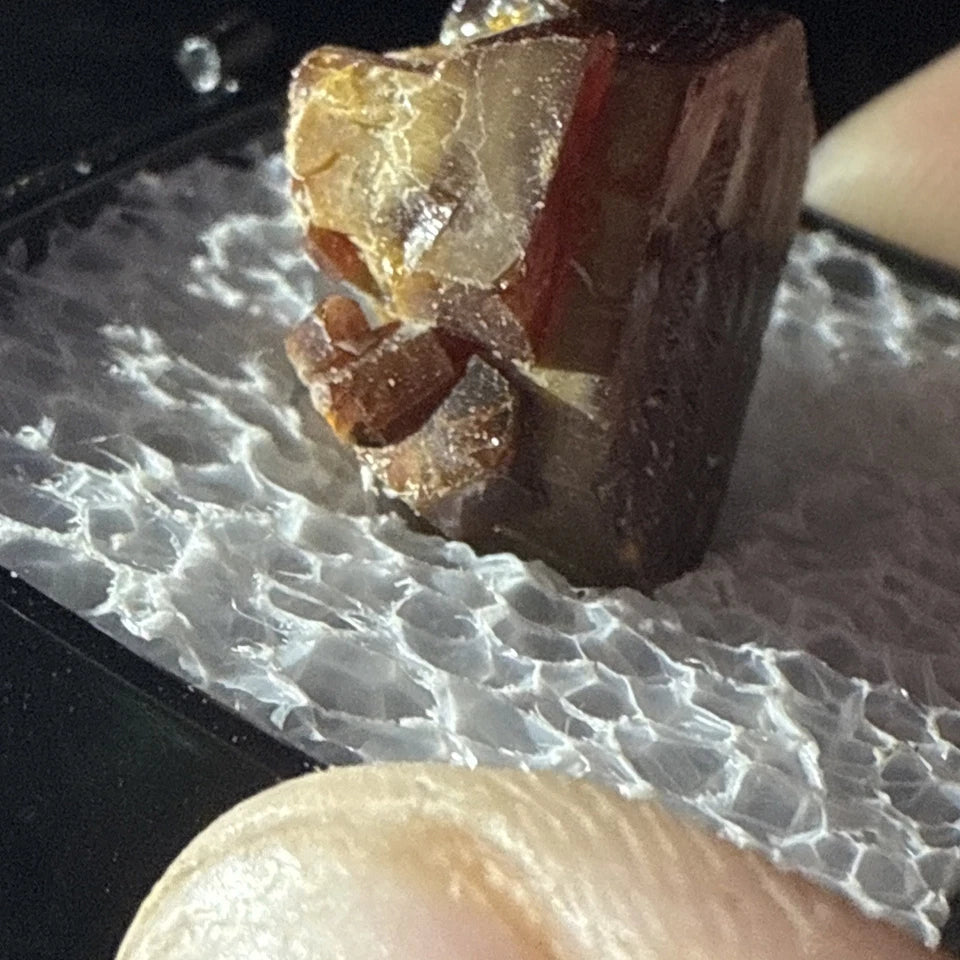 #4  Lustrous Vanadinite Crystals - Mibladen District, Midelt Province, Morocco